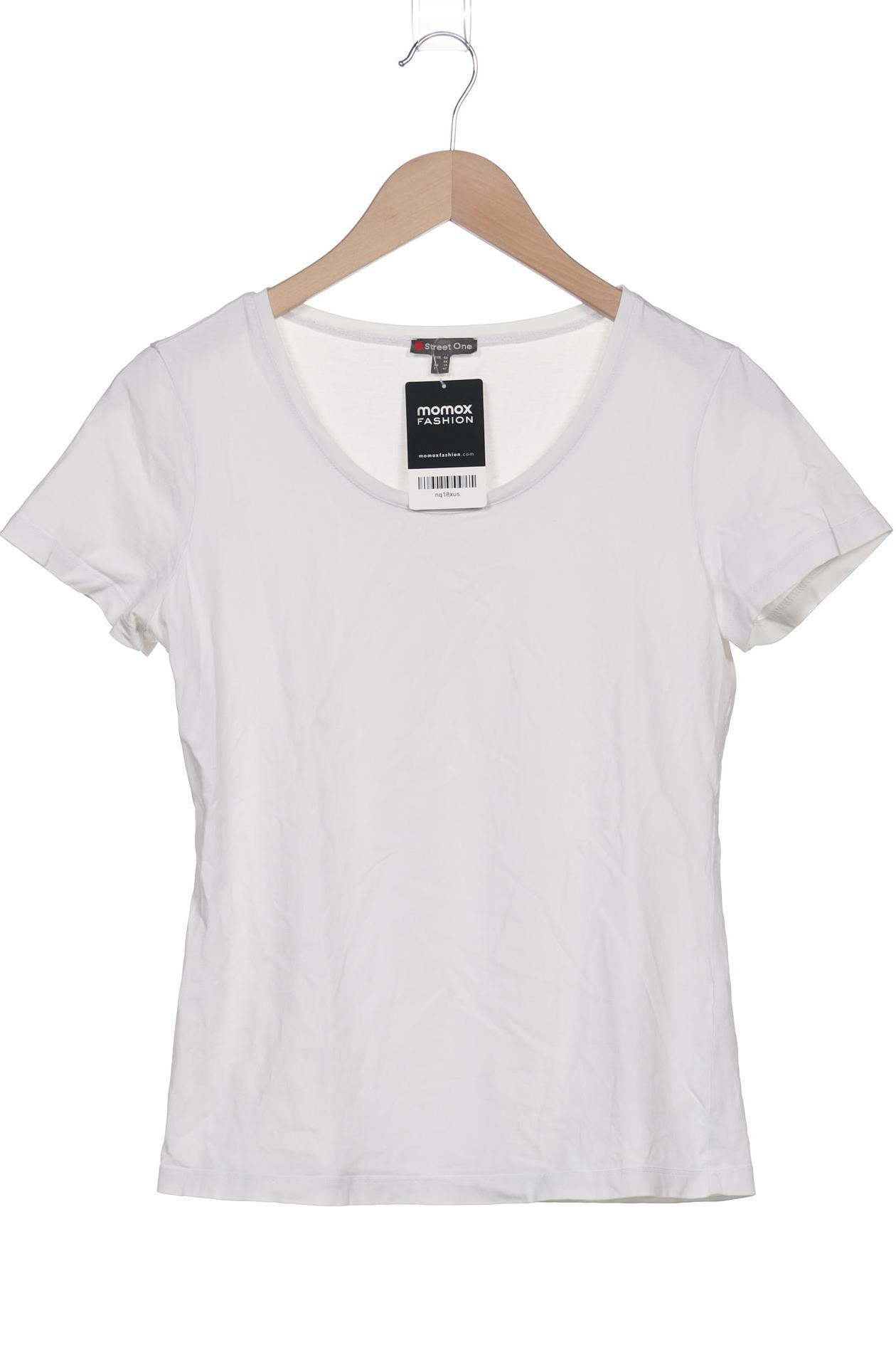 

Street One Damen T-Shirt, weiß, Gr. 40