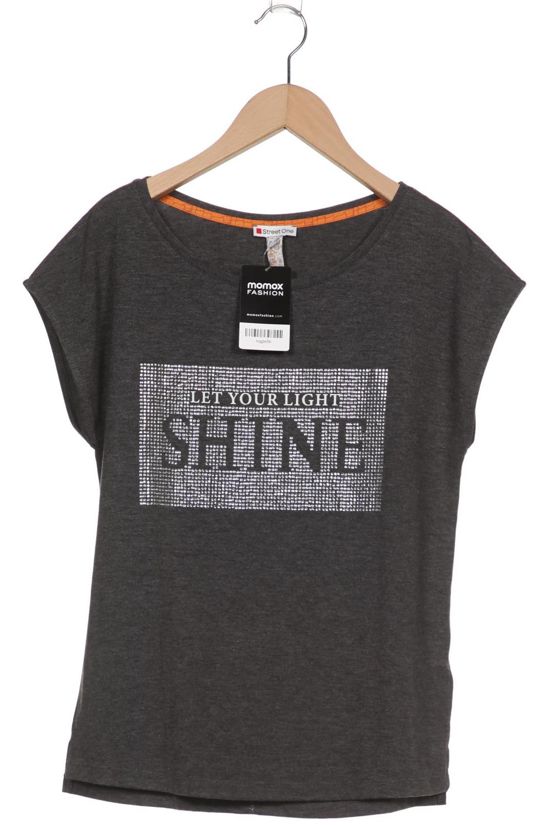 

Street One Damen T-Shirt, grau, Gr. 34