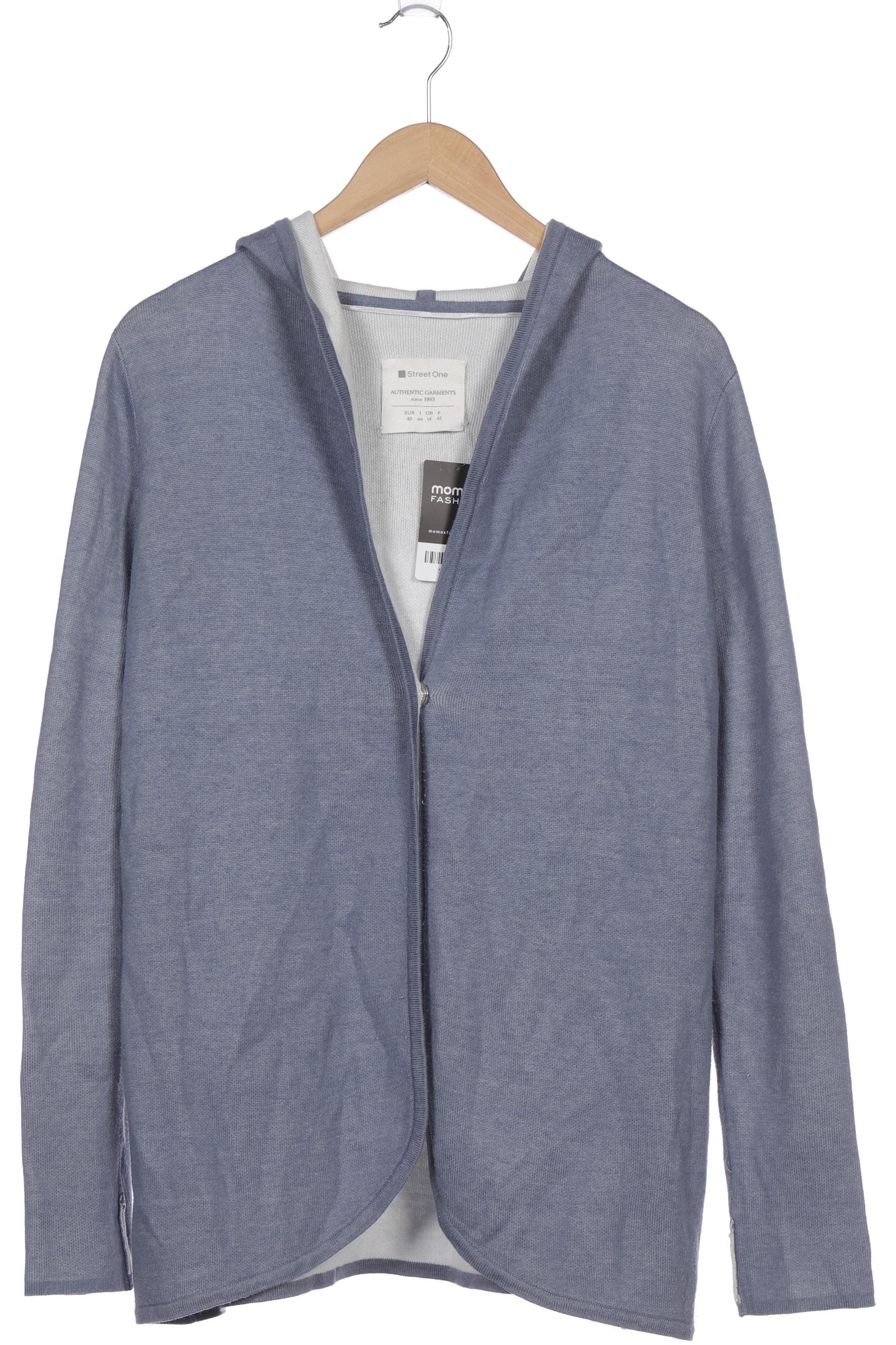 

Street One Damen Strickjacke, blau, Gr. 40