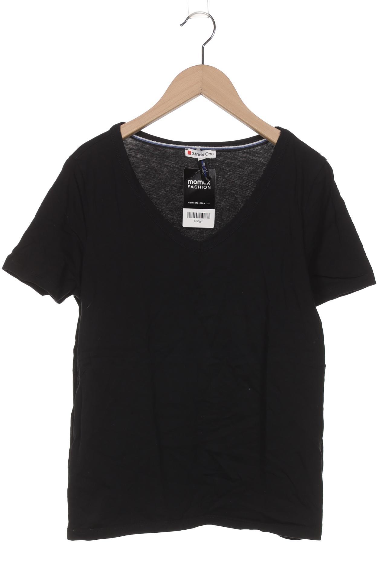 

Street One Damen T-Shirt, schwarz, Gr. 38