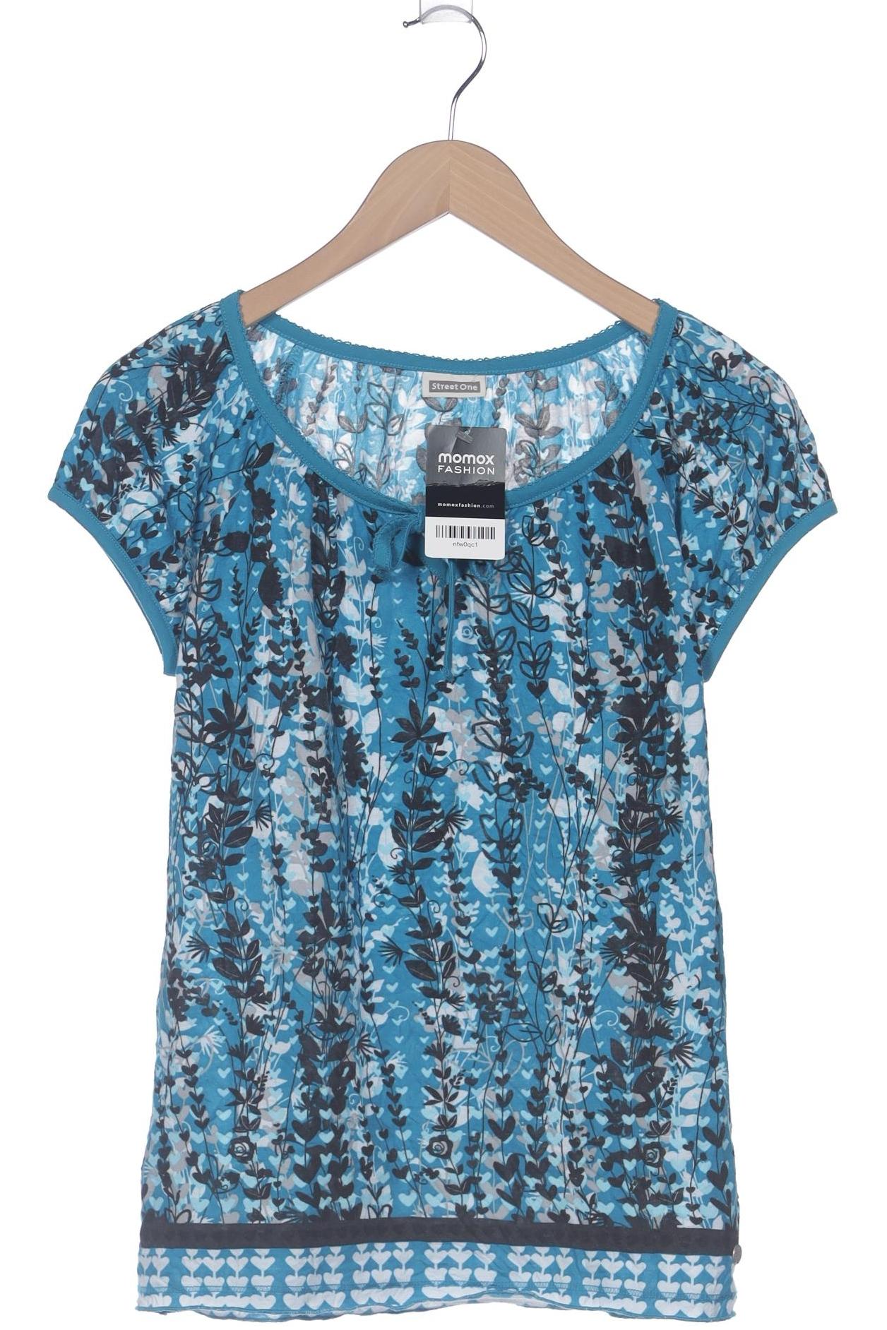

Street One Damen T-Shirt, blau, Gr. 40