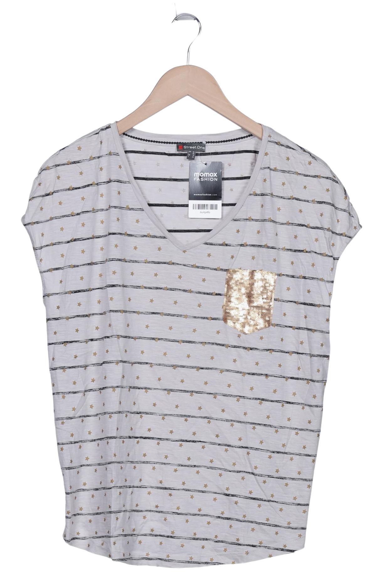 

Street One Damen T-Shirt, grau, Gr. 42