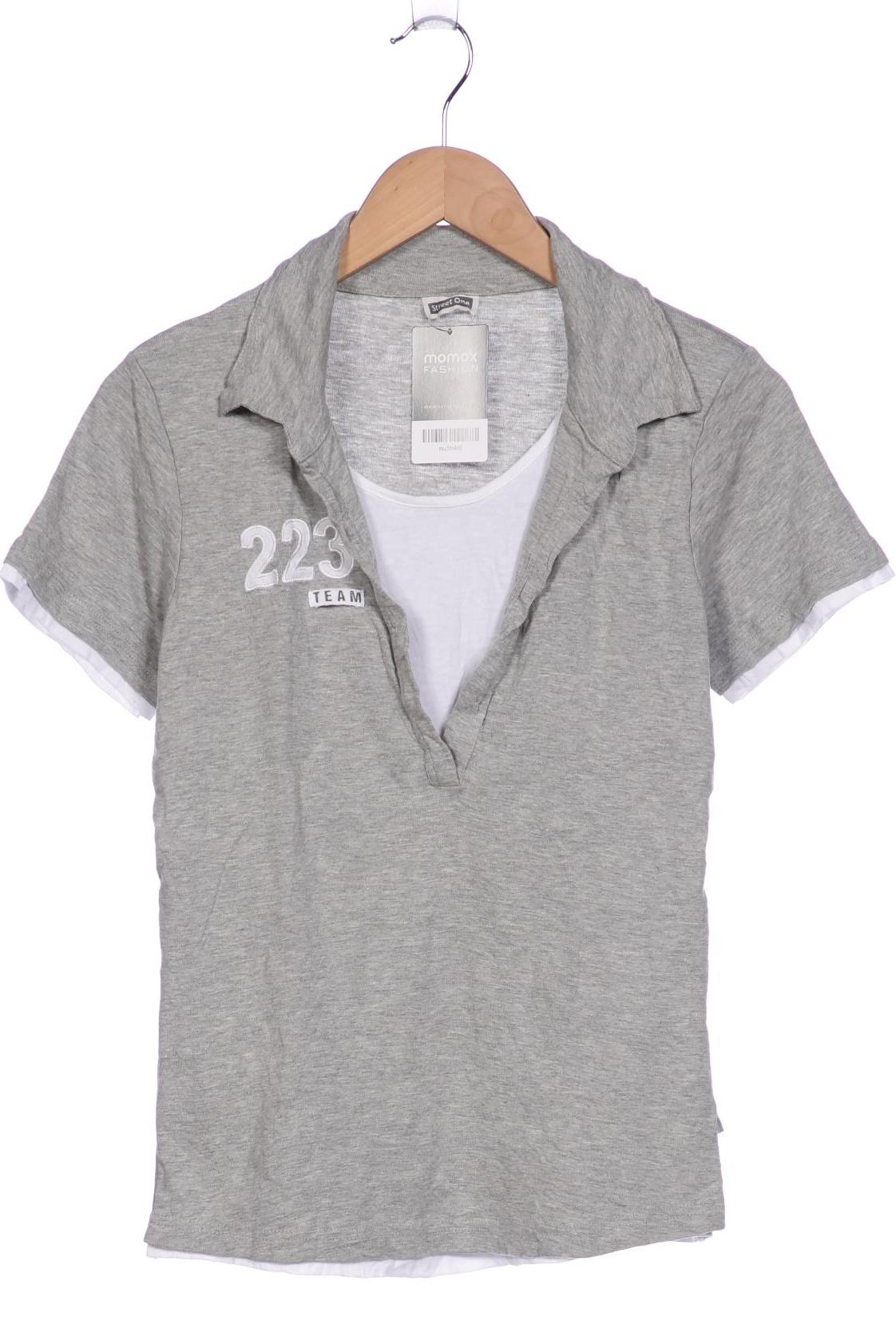 

Street One Damen Poloshirt, grau, Gr. 38