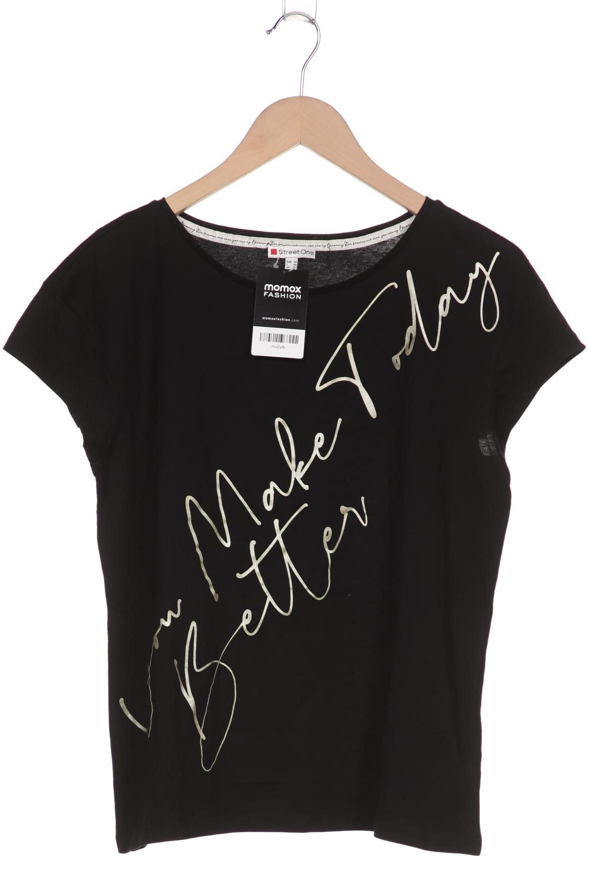 

Street One Damen T-Shirt, schwarz