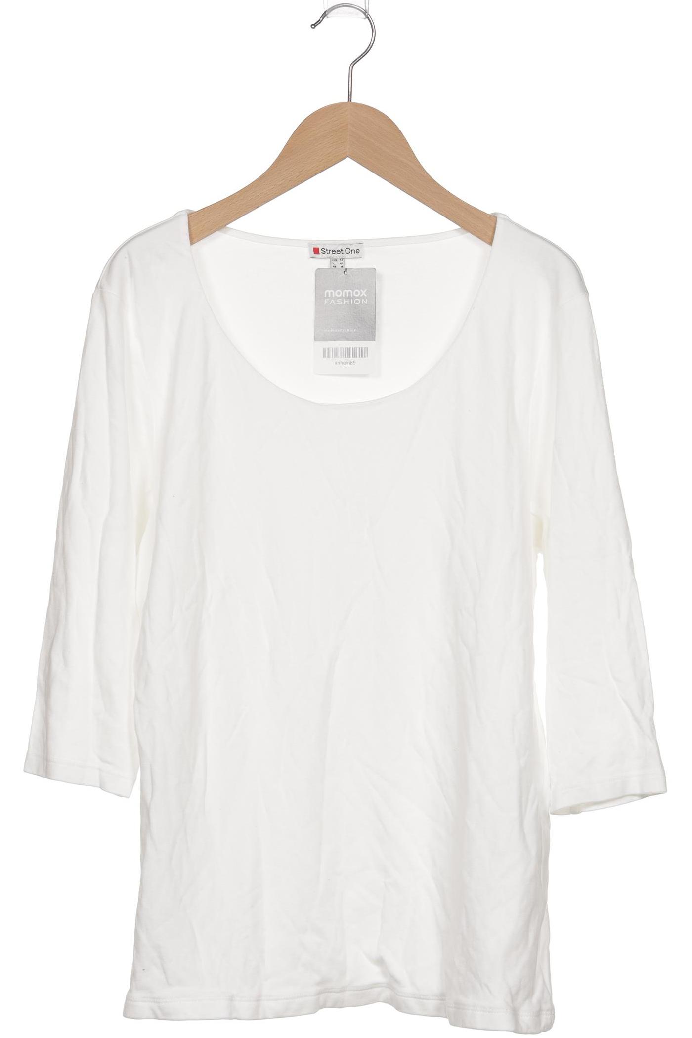 

Street One Damen Langarmshirt, weiß, Gr. 42