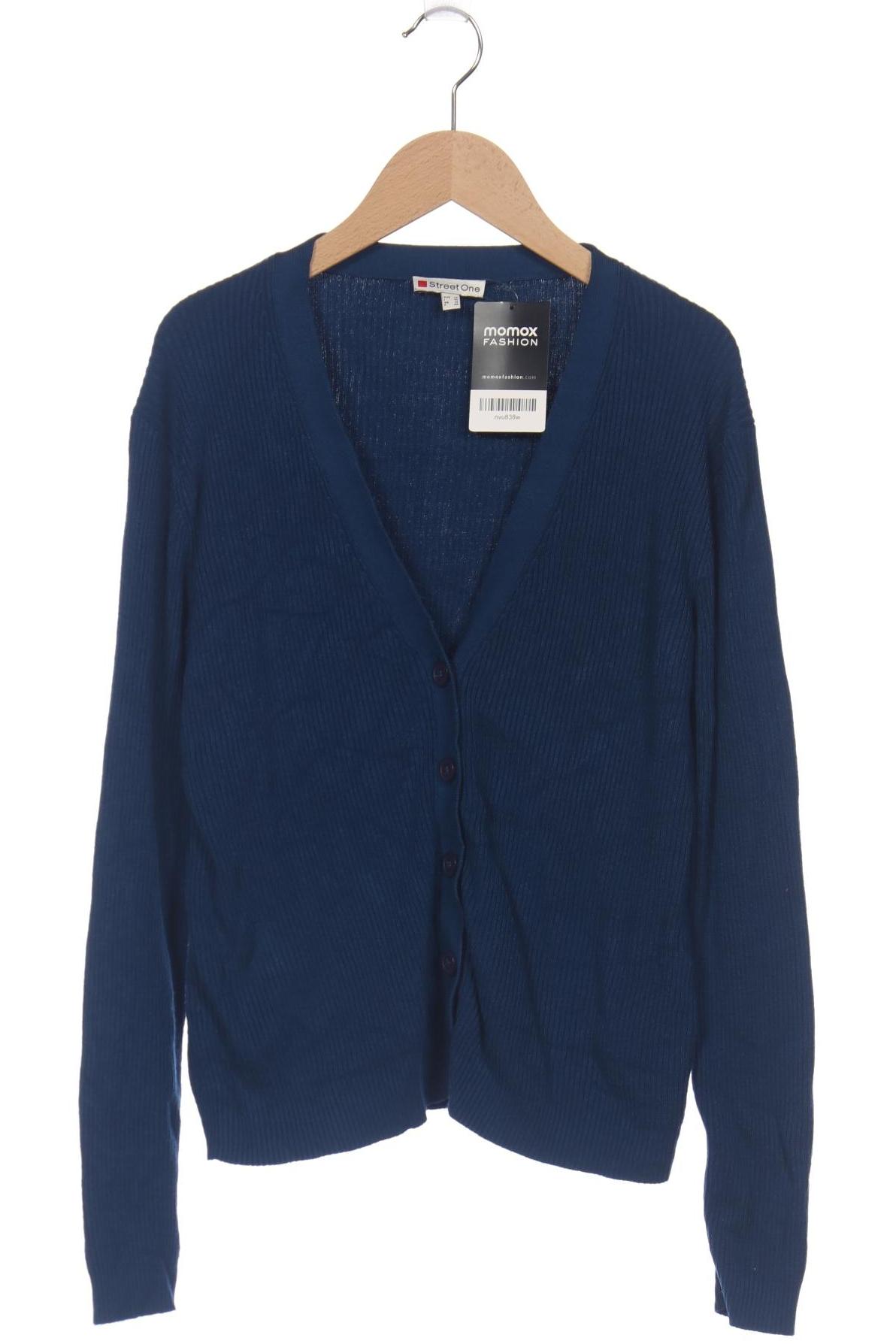 

Street One Damen Strickjacke, marineblau, Gr. 38