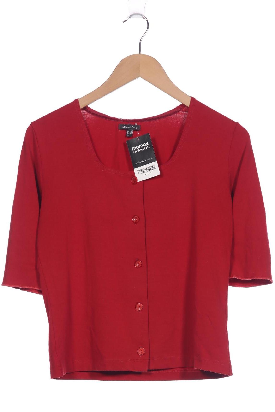 

Street One Damen Strickjacke, rot, Gr. 38
