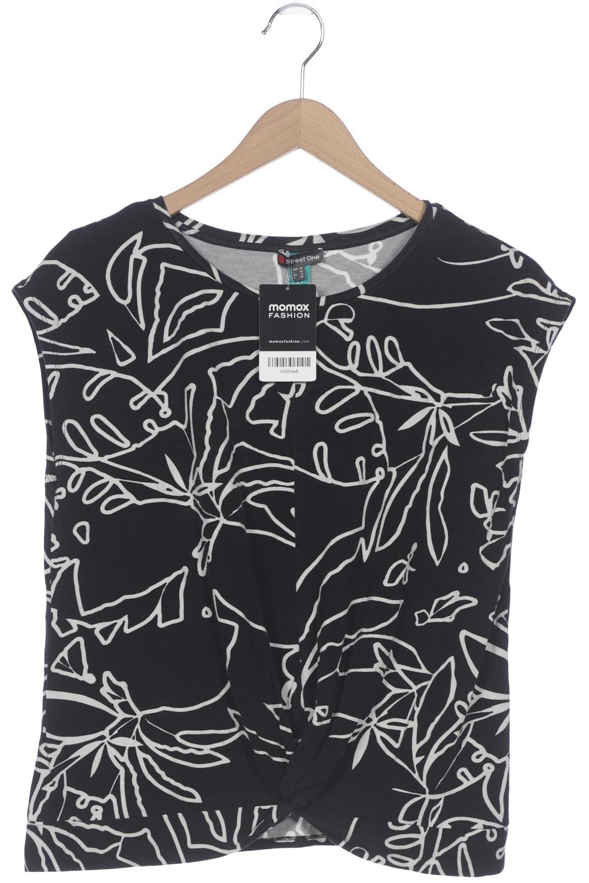 

Street One Damen T-Shirt, schwarz, Gr. 38