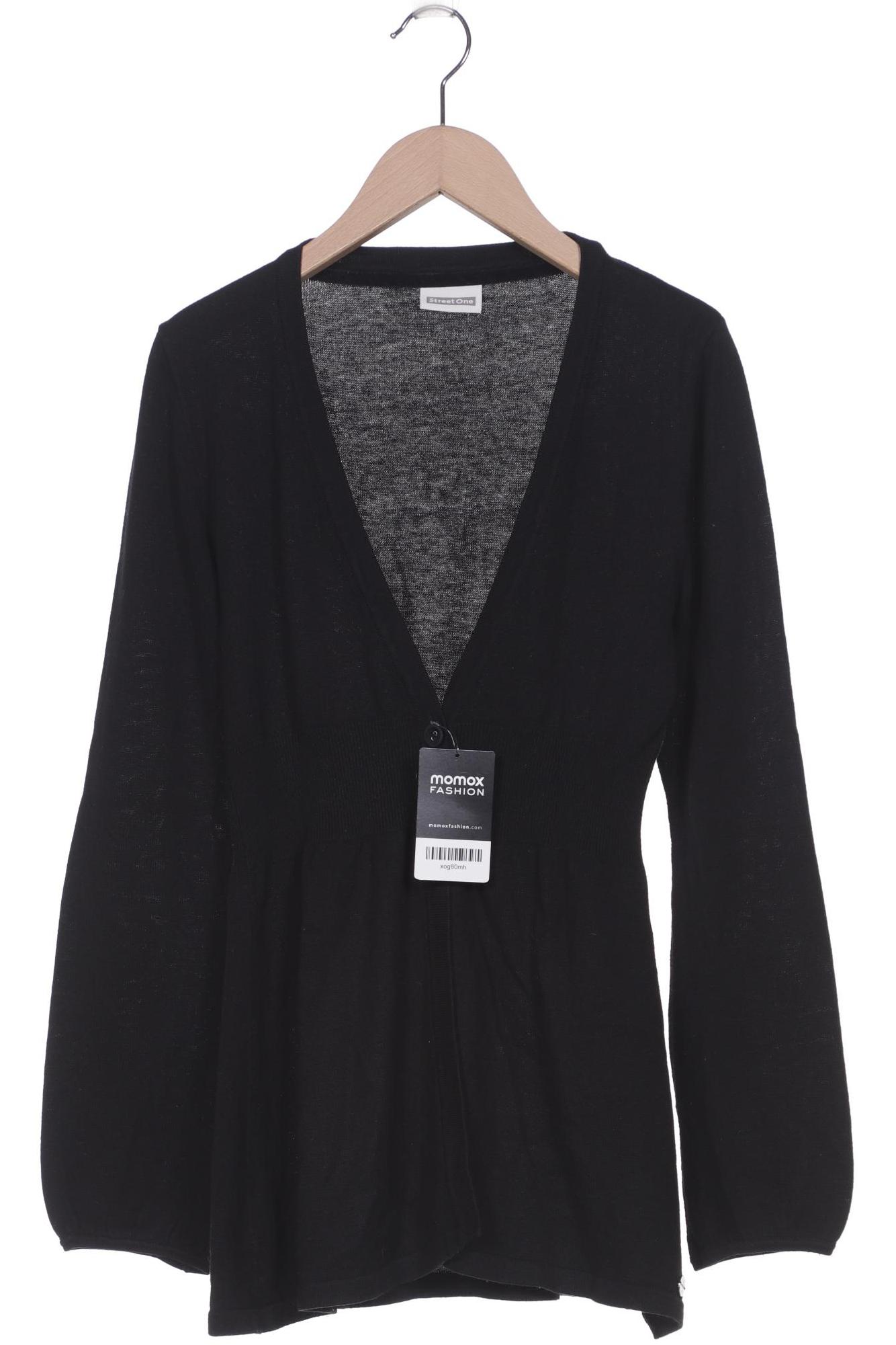 

Street One Damen Strickjacke, schwarz, Gr. 38