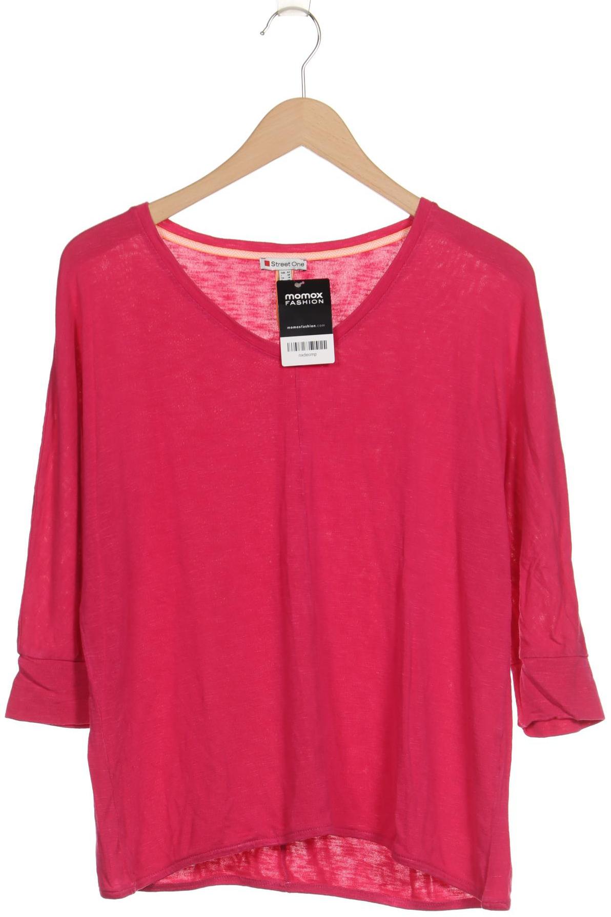 

Street One Damen Langarmshirt, pink, Gr. 42