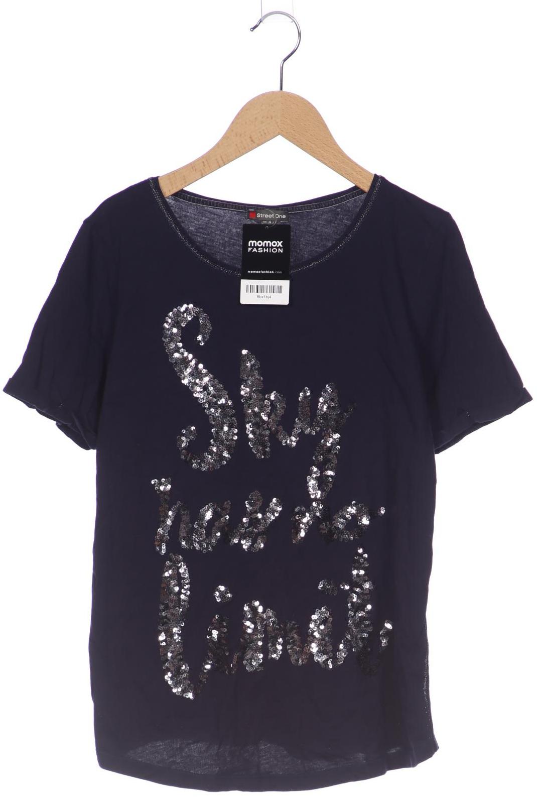 

Street One Damen T-Shirt, marineblau, Gr. 38