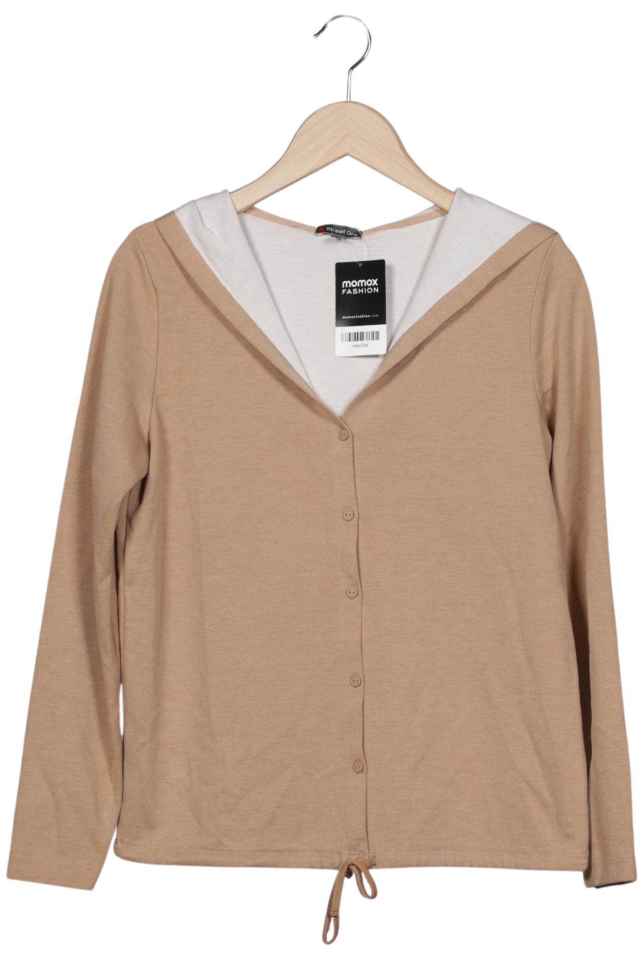 

Street One Damen Kapuzenpullover, beige, Gr. 36