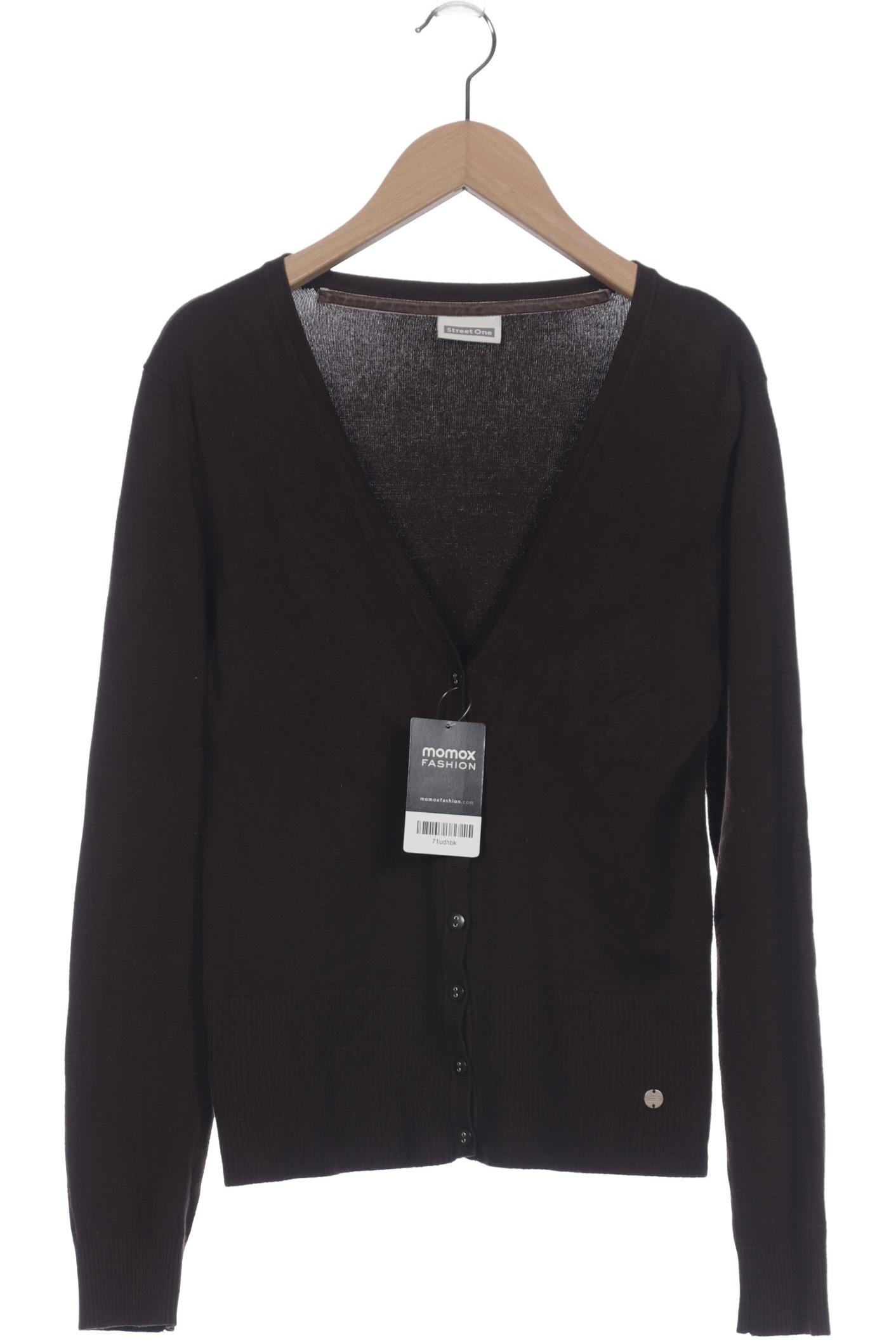

Street One Damen Strickjacke, braun, Gr. 38