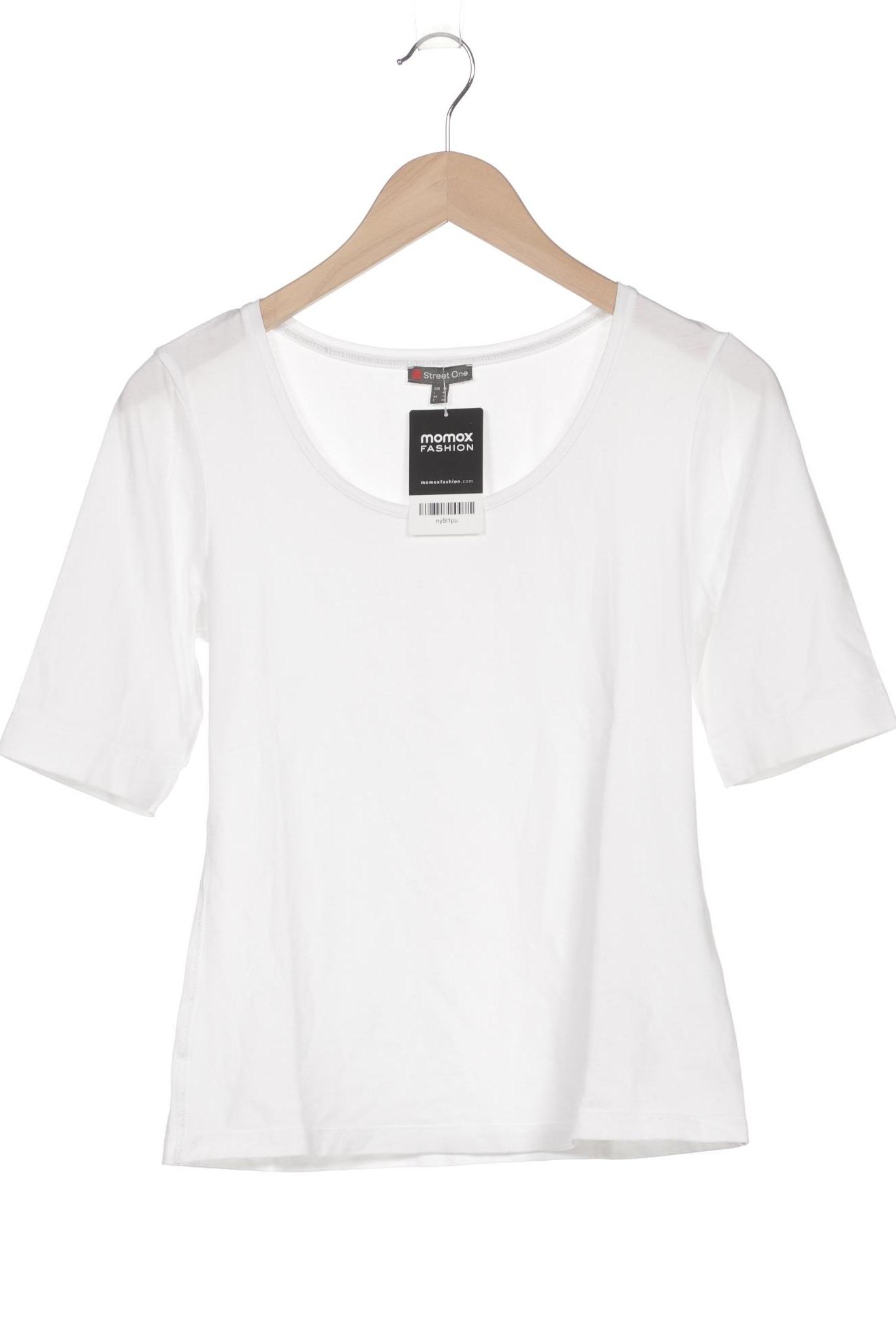 

Street One Damen T-Shirt, weiß, Gr. 38