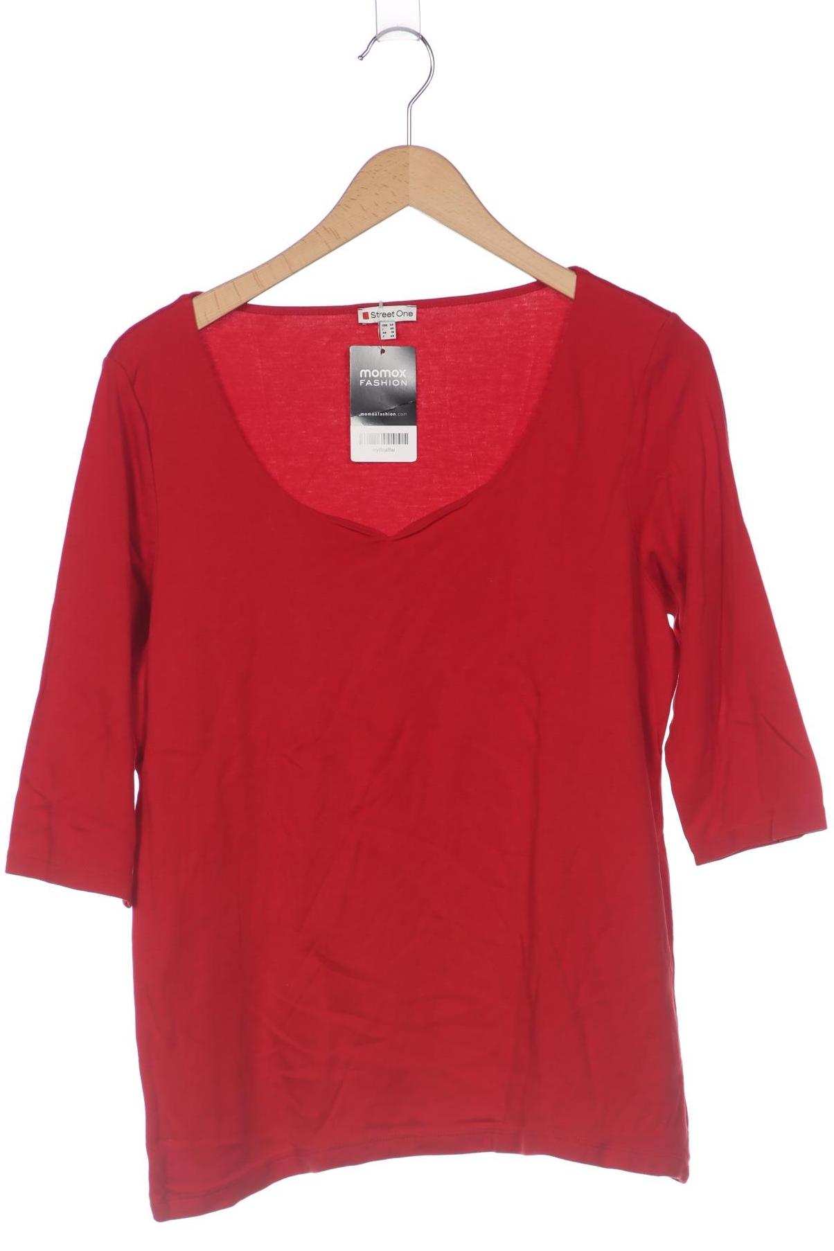 

Street One Damen Langarmshirt, rot, Gr. 44