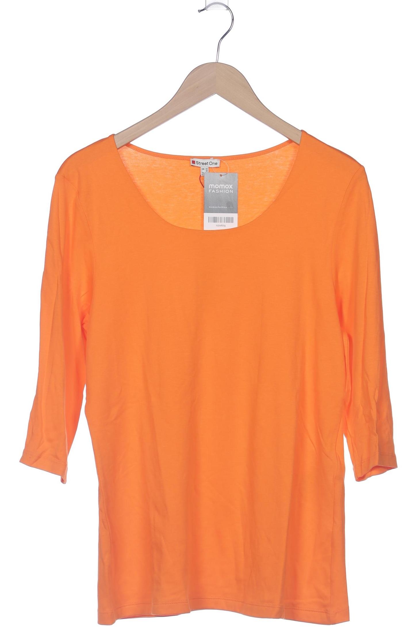 

Street One Damen Langarmshirt, orange, Gr. 44