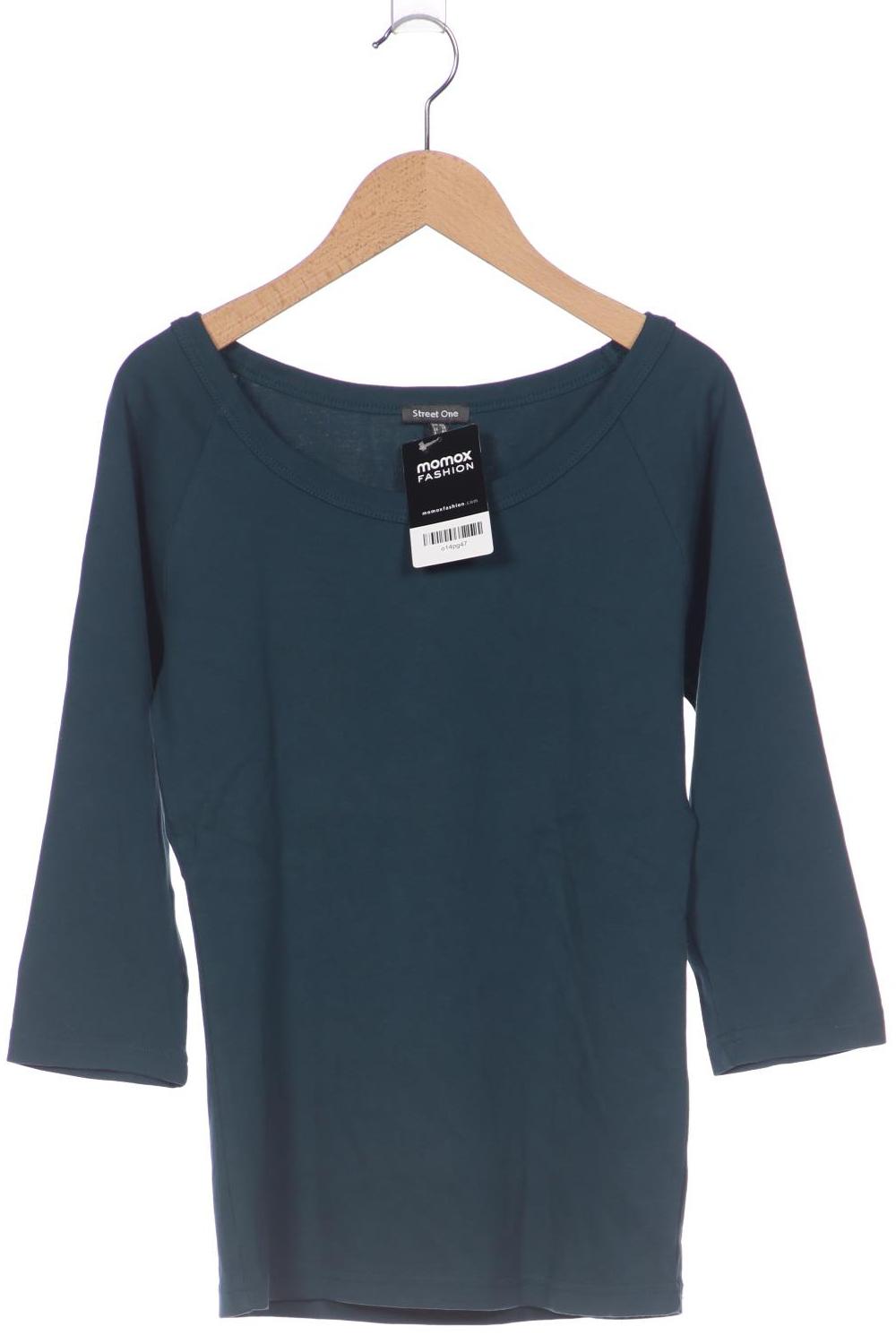 

Street One Damen Langarmshirt, türkis, Gr. 40