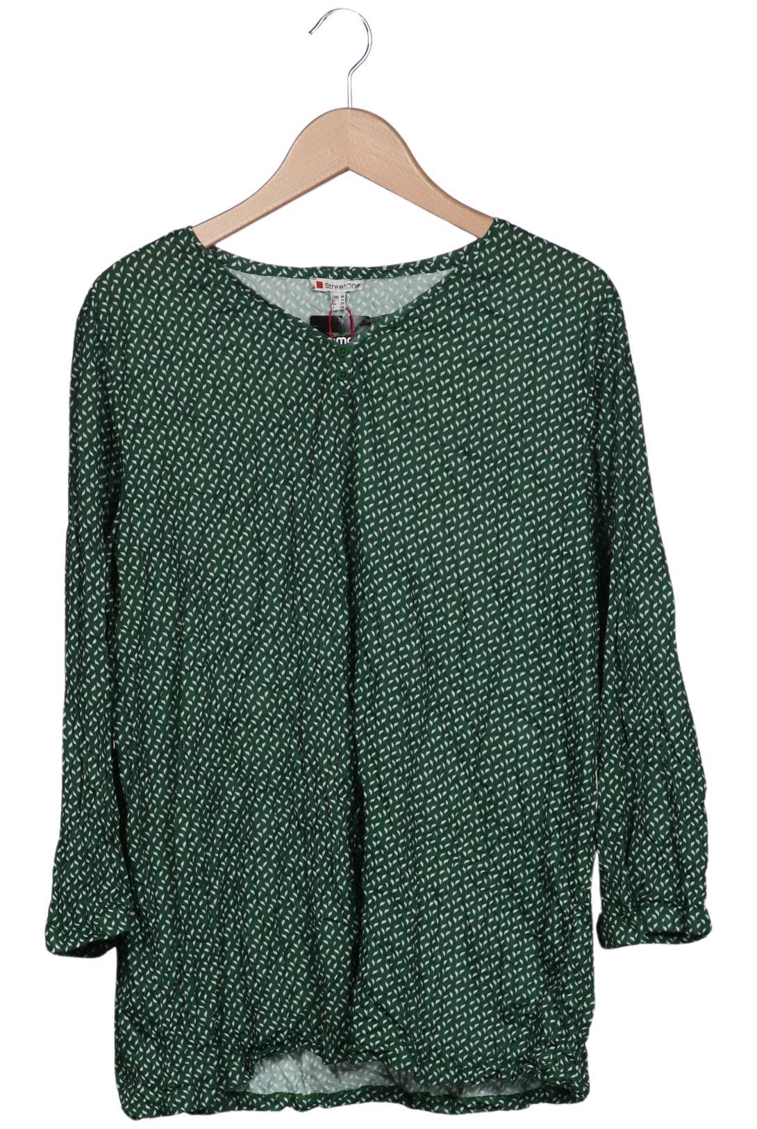 

Street One Damen Langarmshirt, grün, Gr. 46