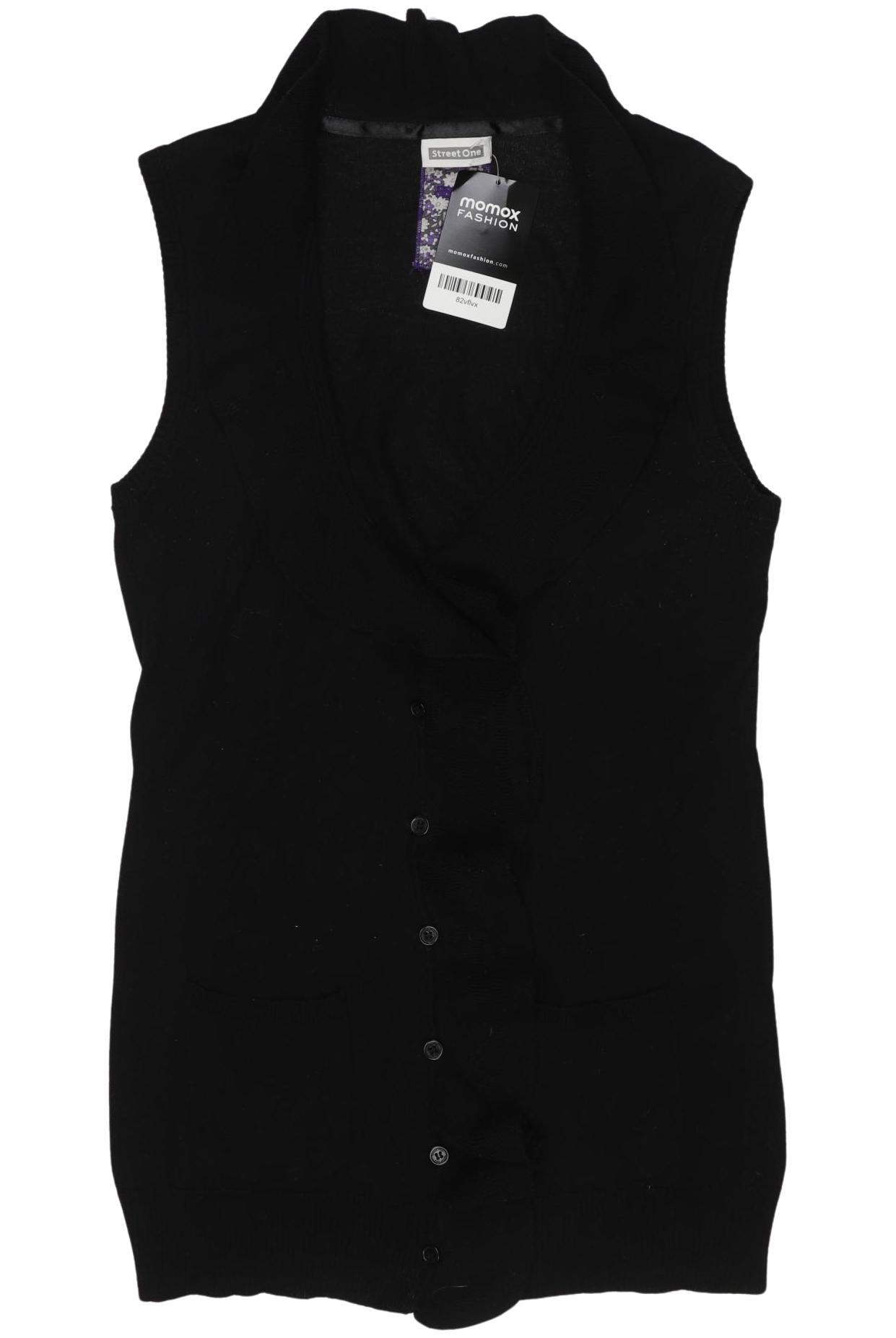 

Street One Damen Strickjacke, schwarz, Gr. 38