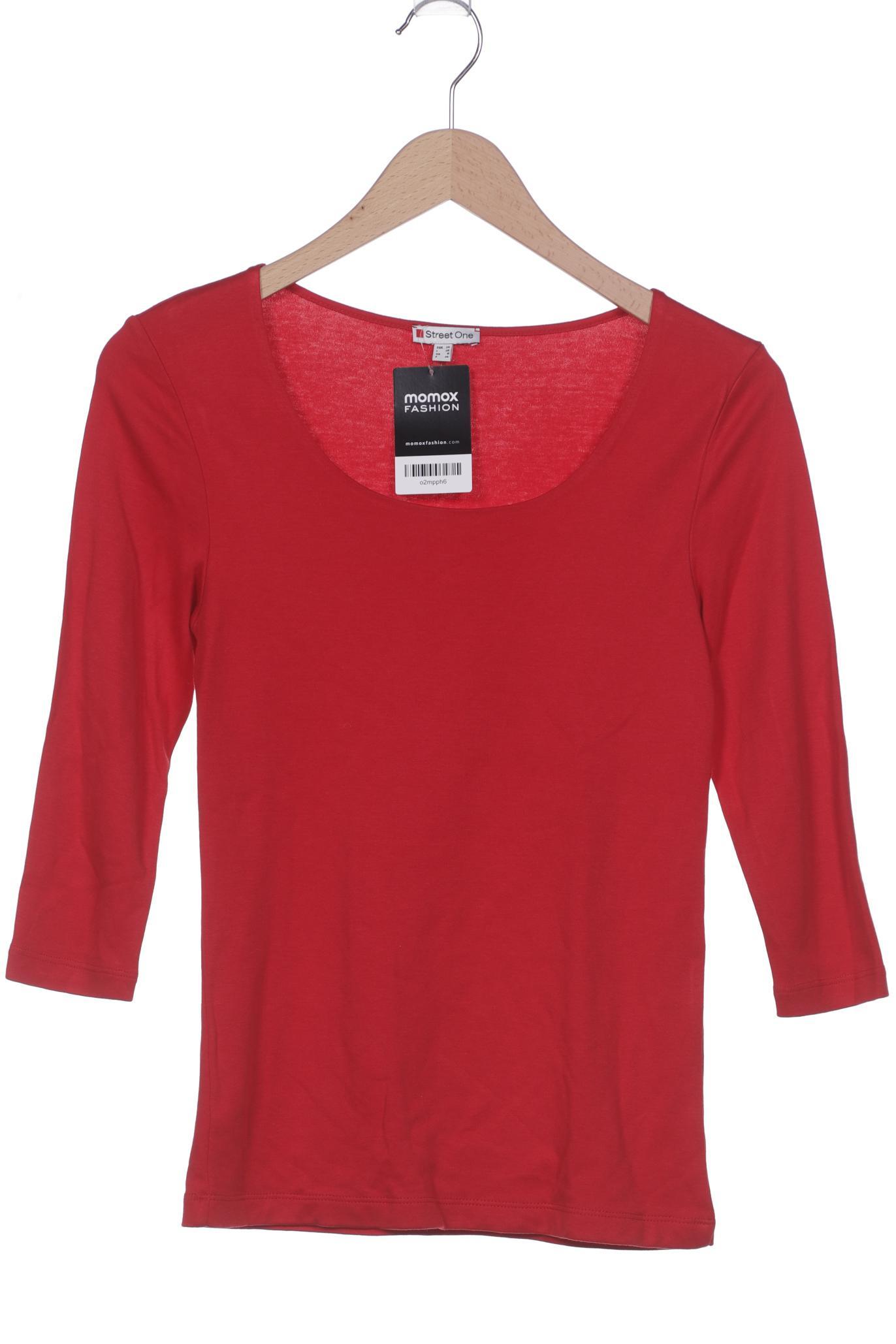 

Street One Damen Langarmshirt, rot, Gr. 34