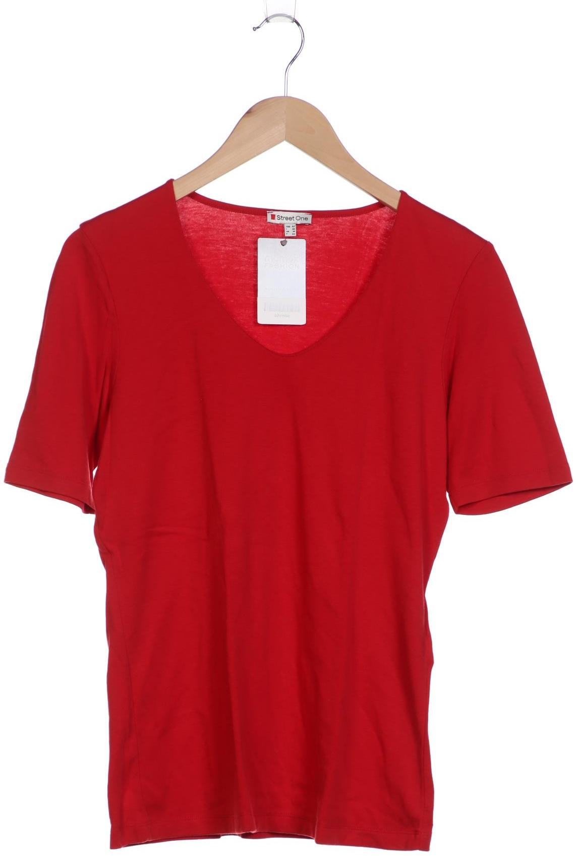 

Street One Damen T-Shirt, rot, Gr. 42