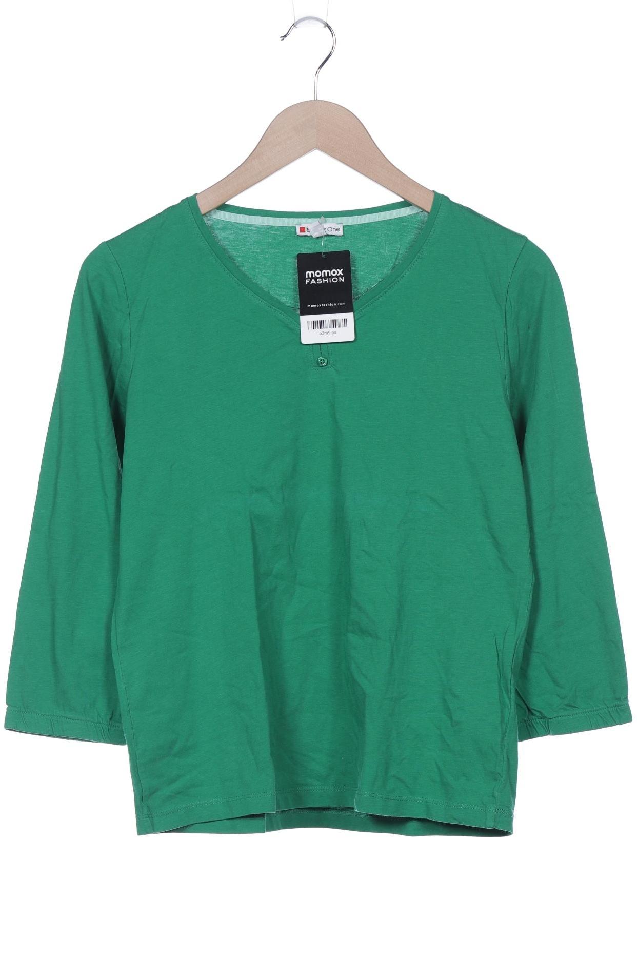 

Street One Damen Langarmshirt, grün, Gr. 36