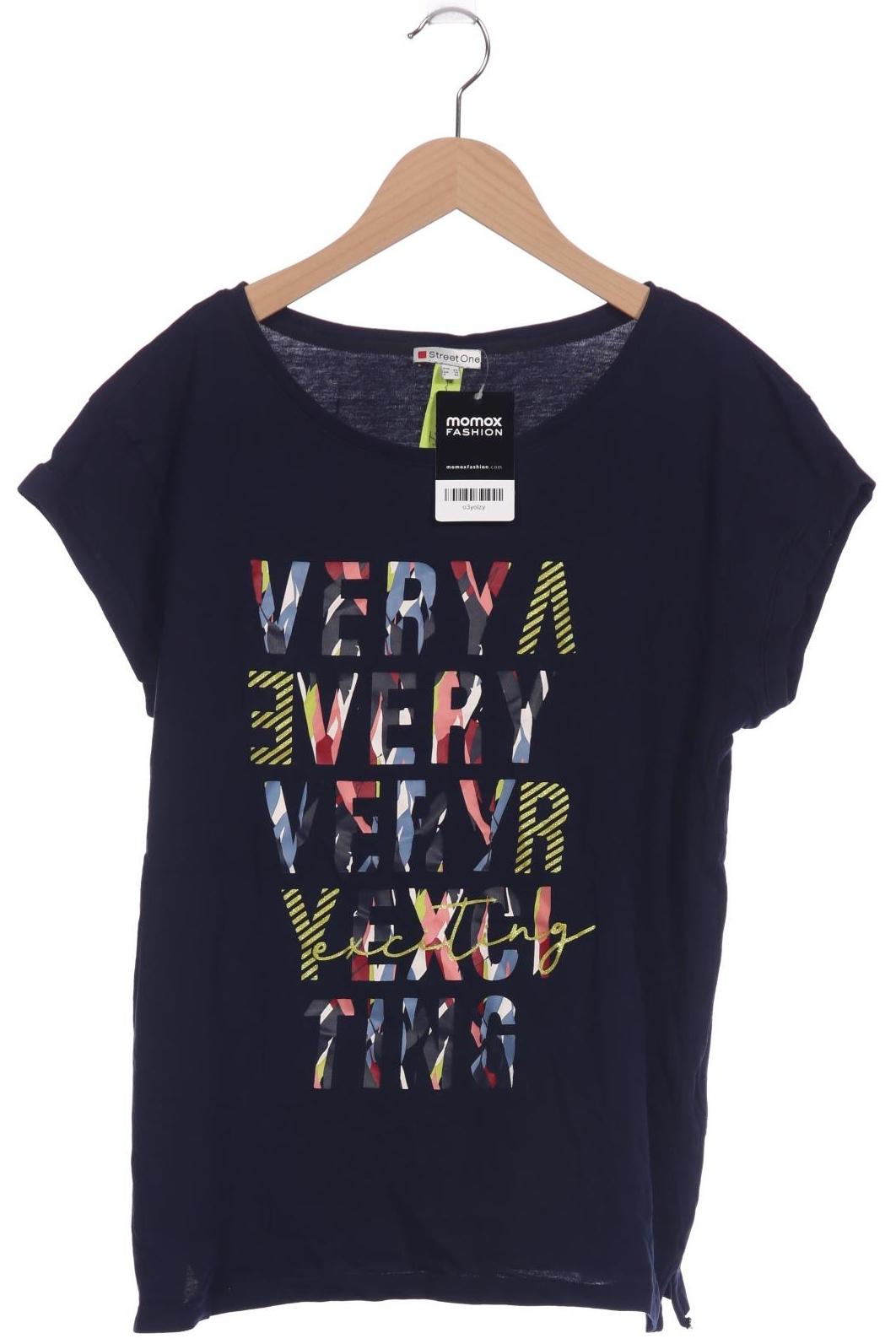 

Street One Damen T-Shirt, marineblau, Gr. 40