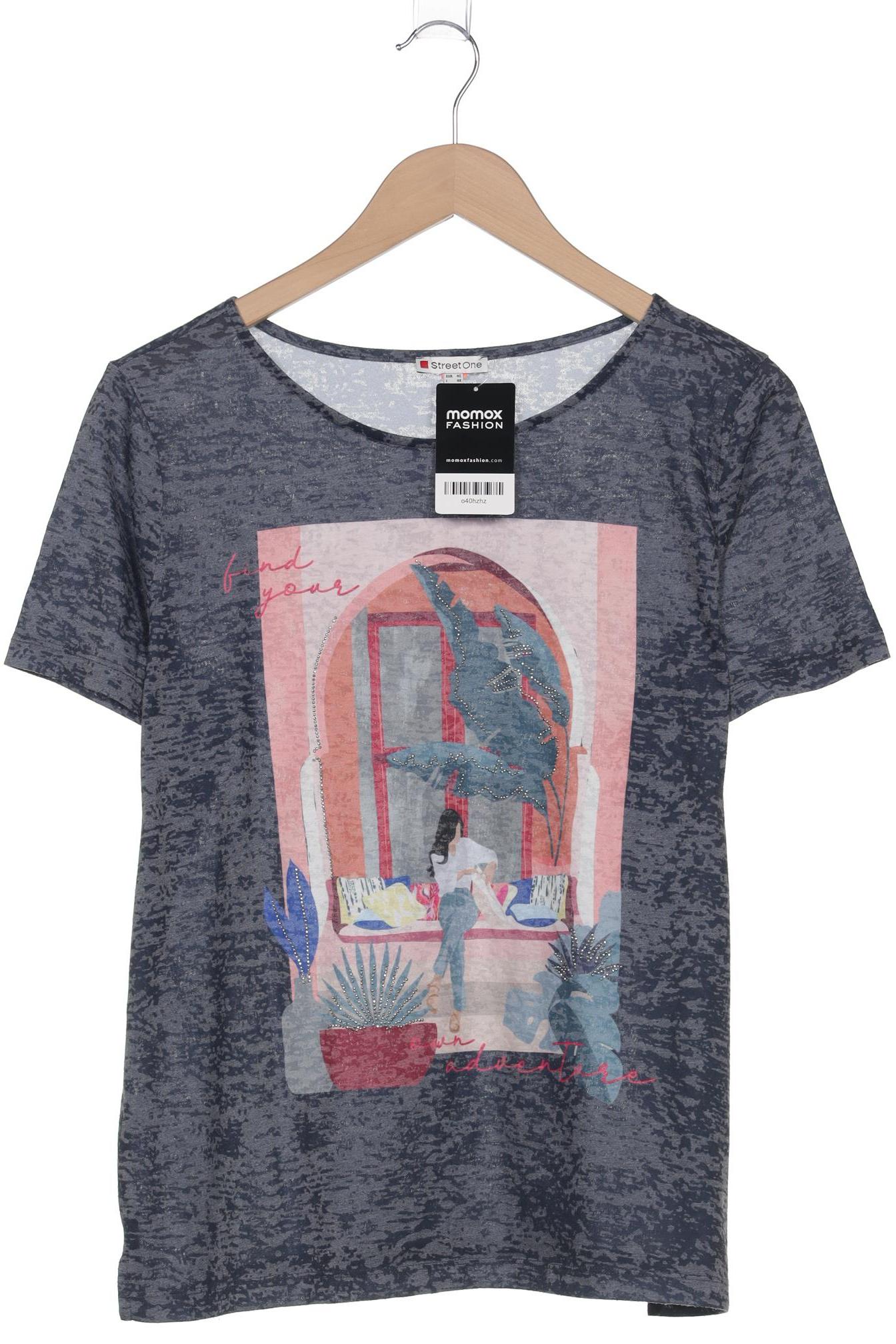 

Street One Damen T-Shirt, marineblau, Gr. 42