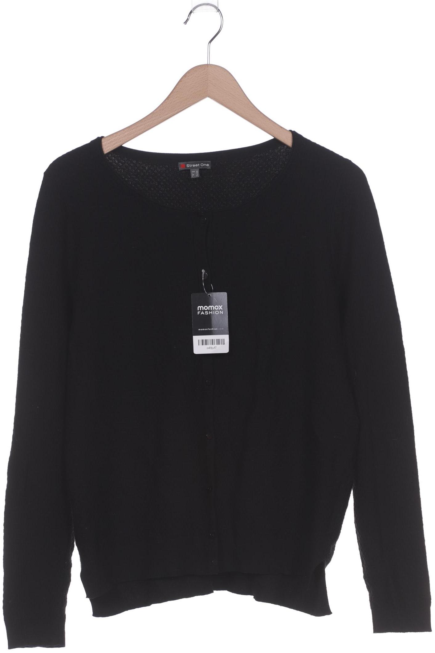 

Street One Damen Strickjacke, schwarz, Gr. 40