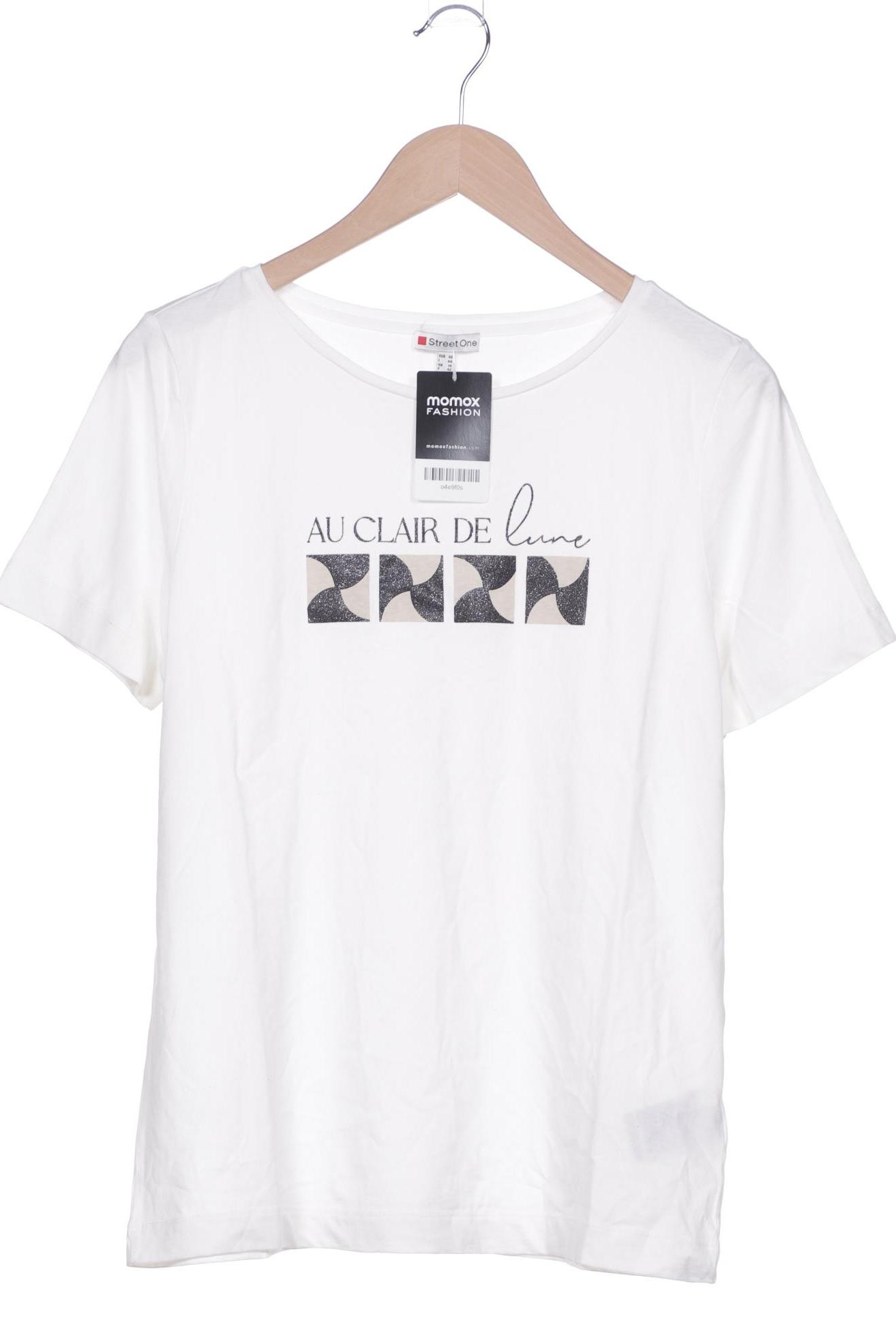 

Street One Damen T-Shirt, weiß, Gr. 40