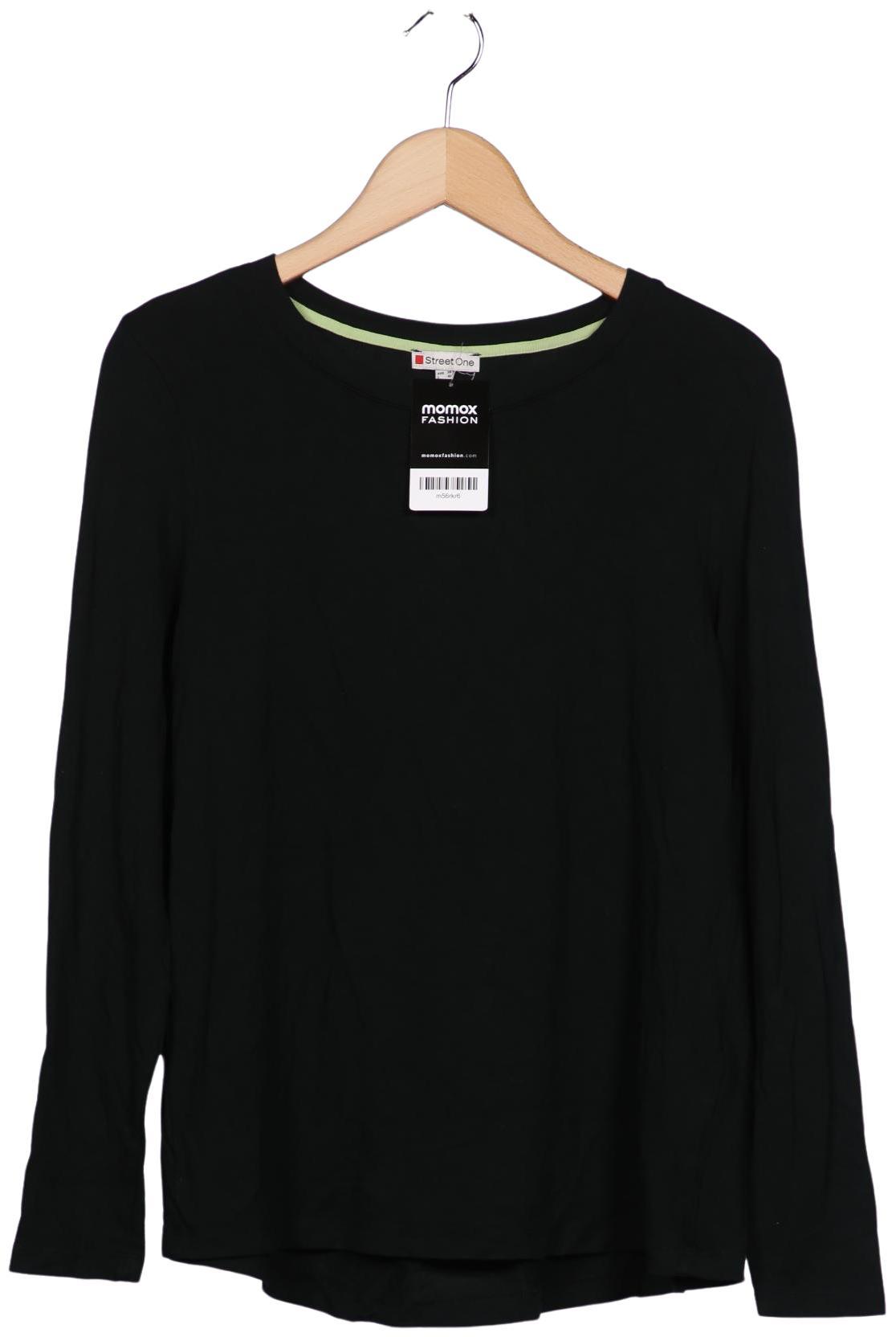 

Street One Damen Langarmshirt, schwarz, Gr. 38