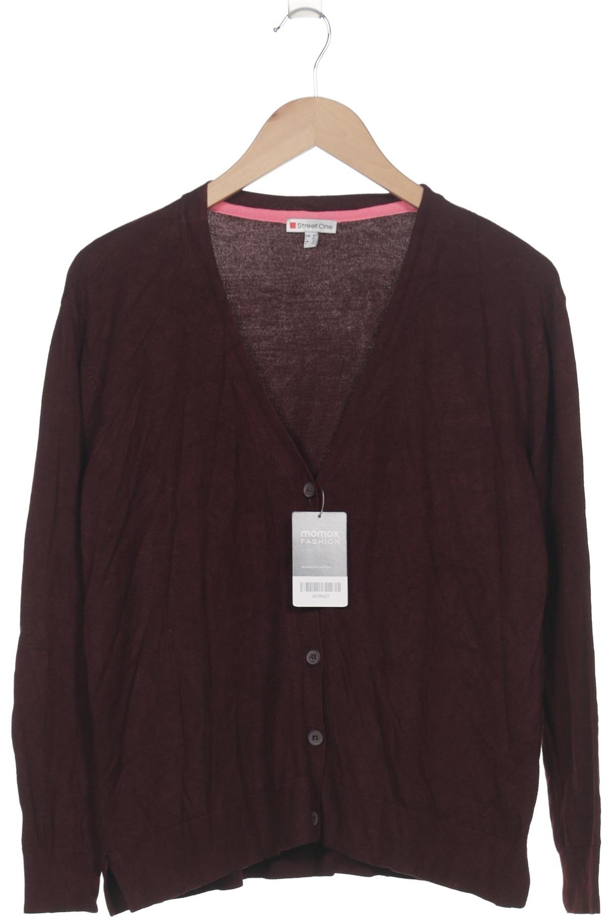 

Street One Damen Strickjacke, bordeaux, Gr. 40