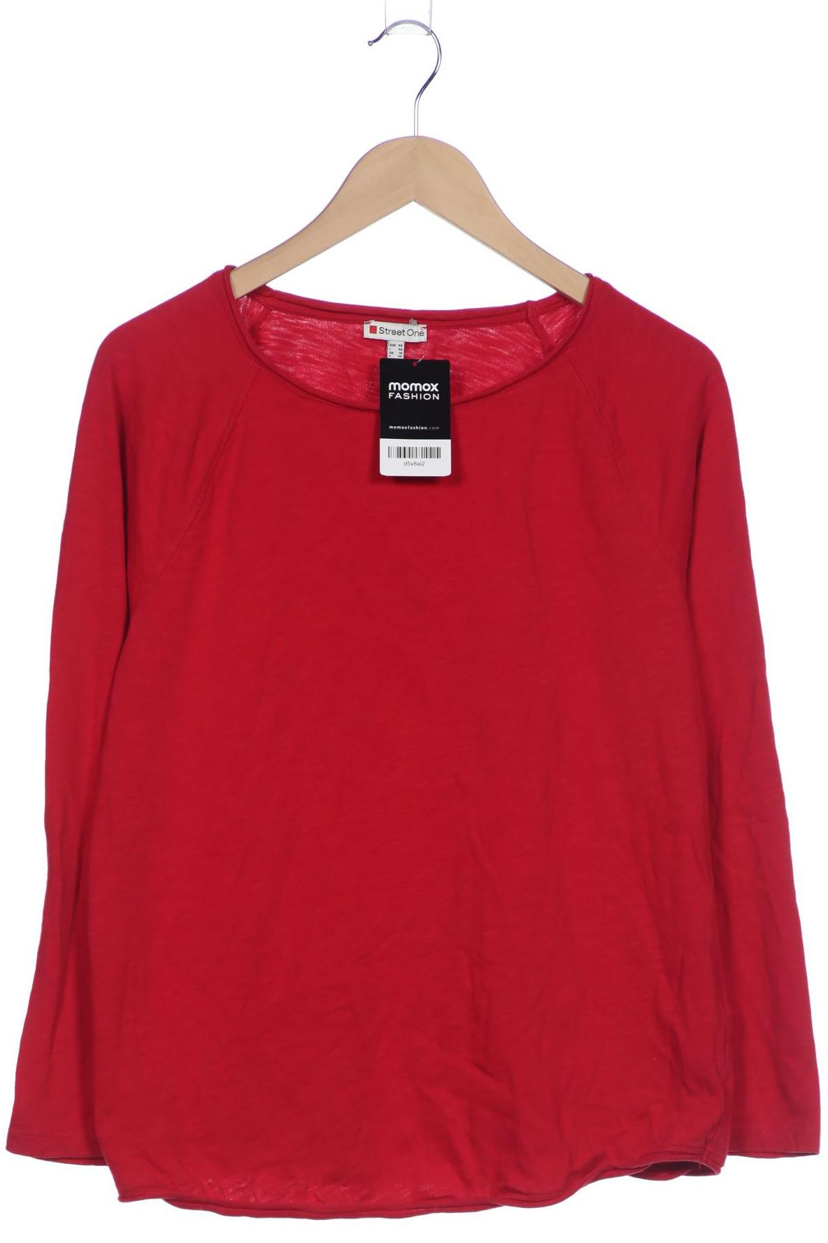 

Street One Damen Langarmshirt, rot, Gr. 44