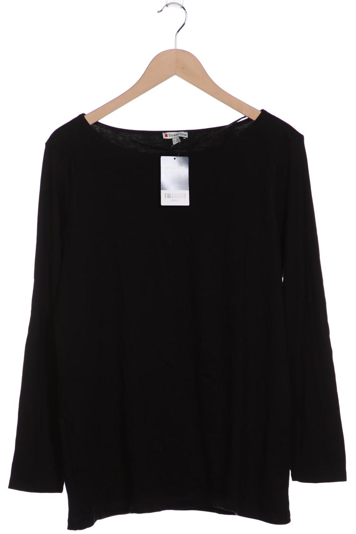 

Street One Damen Langarmshirt, schwarz, Gr. 46
