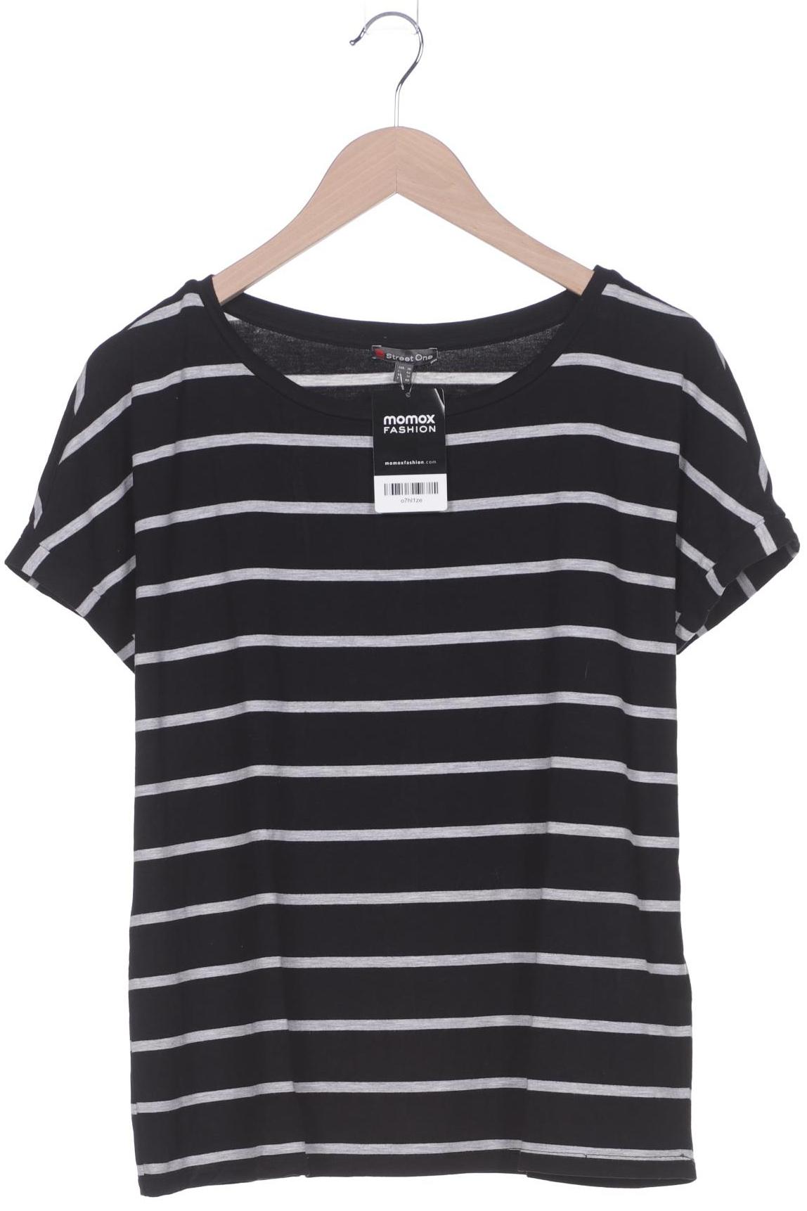 

Street One Damen T-Shirt, schwarz, Gr. 38