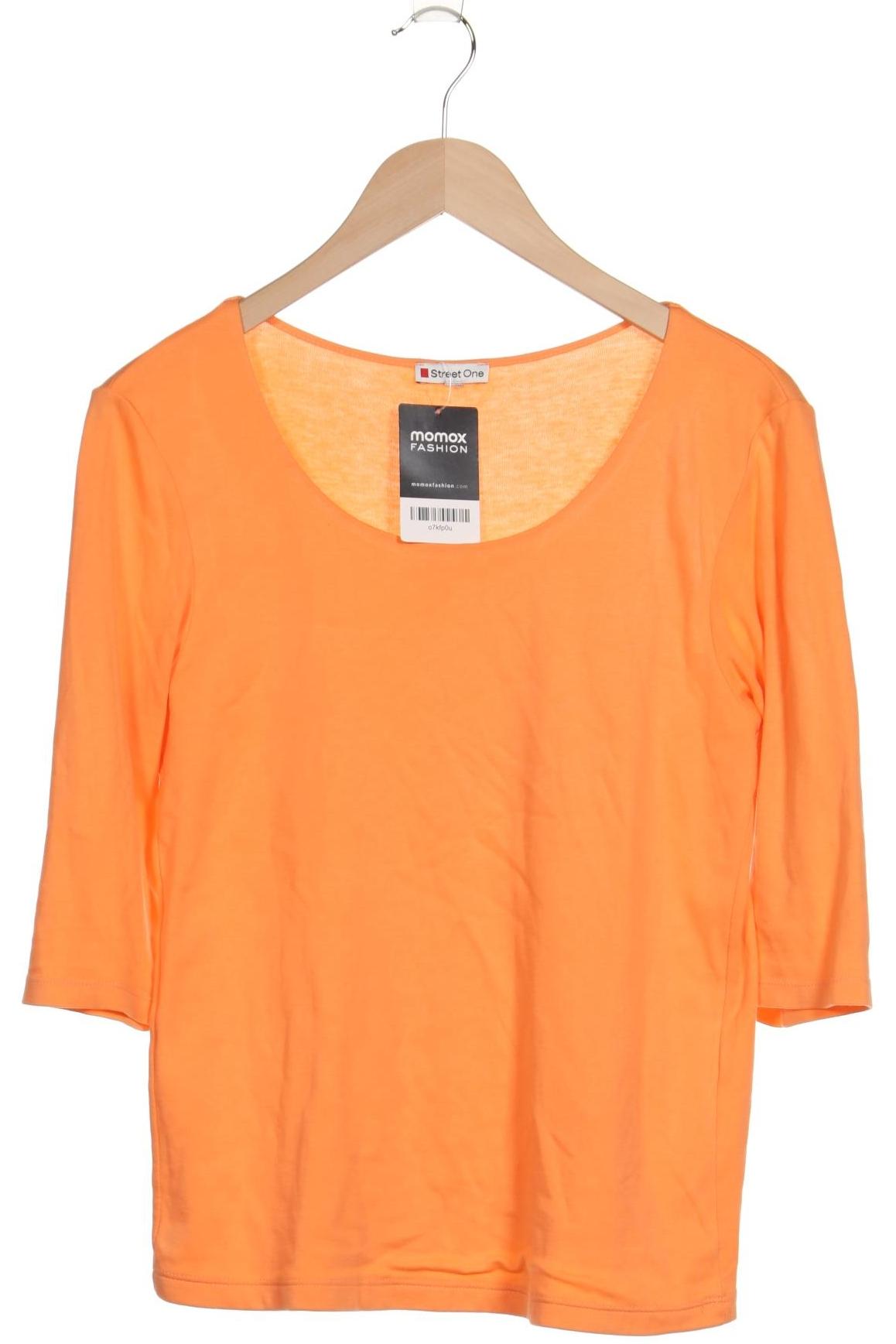 

Street One Damen Langarmshirt, orange, Gr. 38