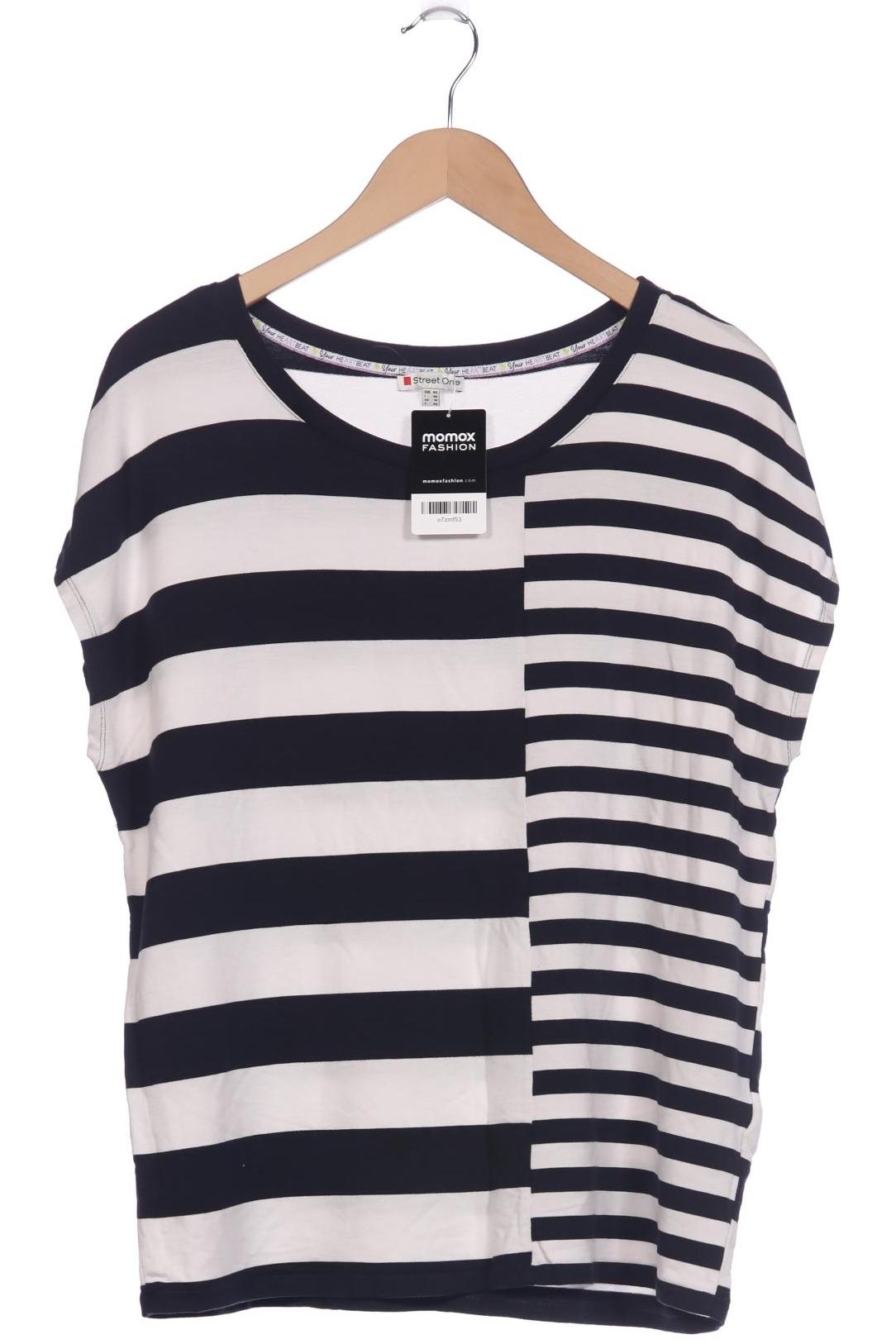 

Street One Damen T-Shirt, schwarz, Gr. 44