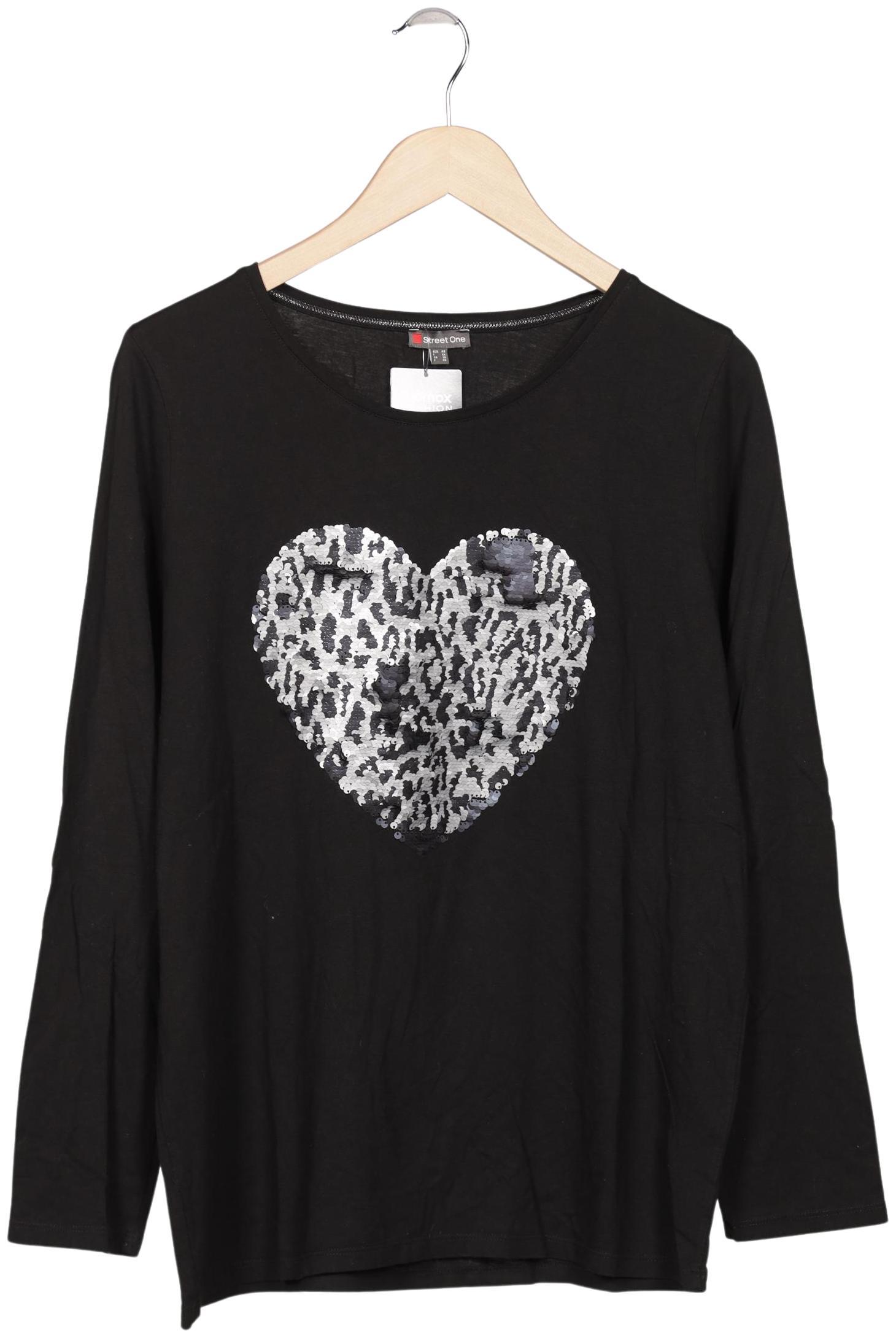 

Street One Damen Langarmshirt, schwarz, Gr. 44