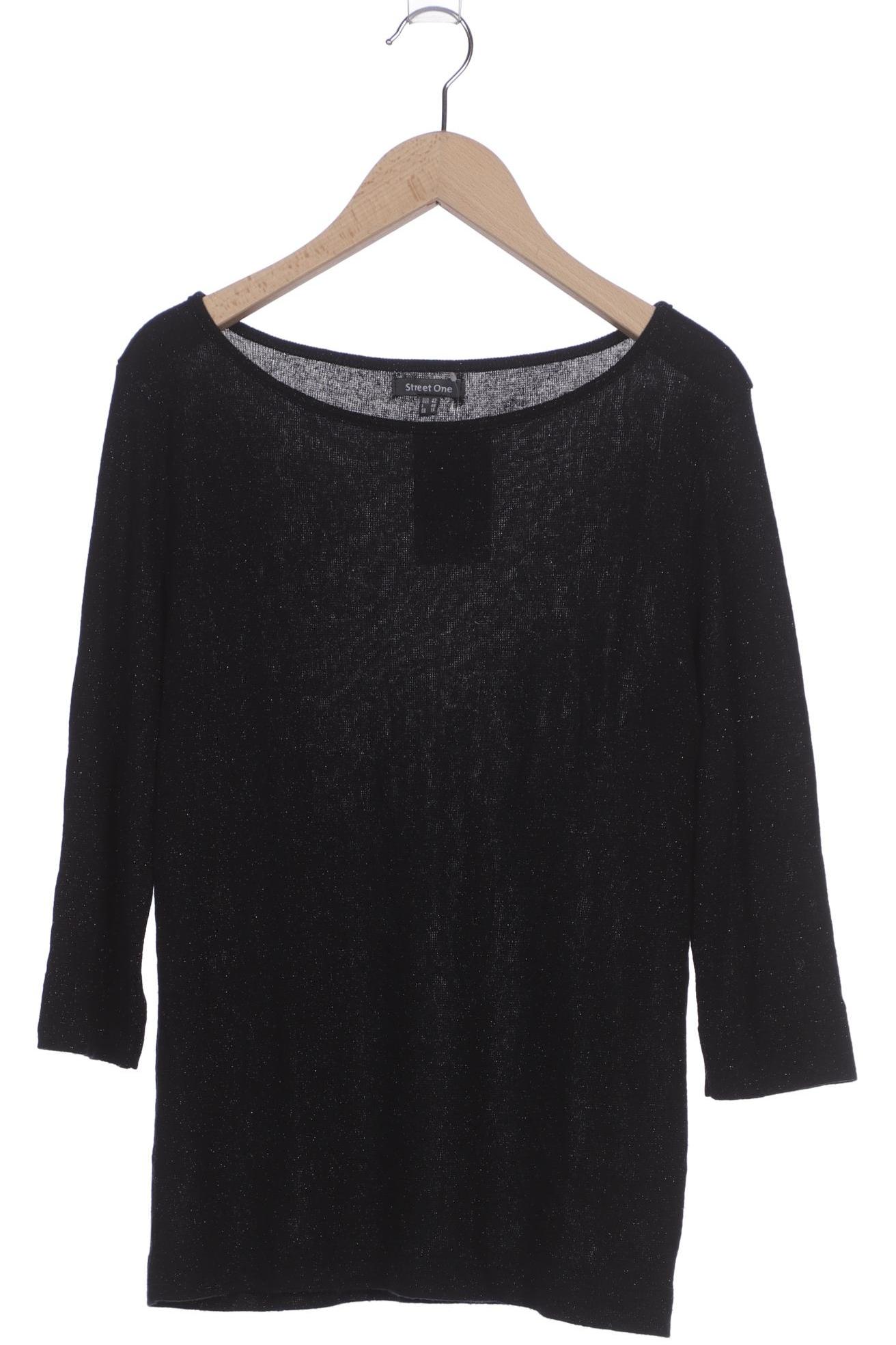 Thumbnail - Street One Damen Langarmshirt, schwarz, Gr. 42