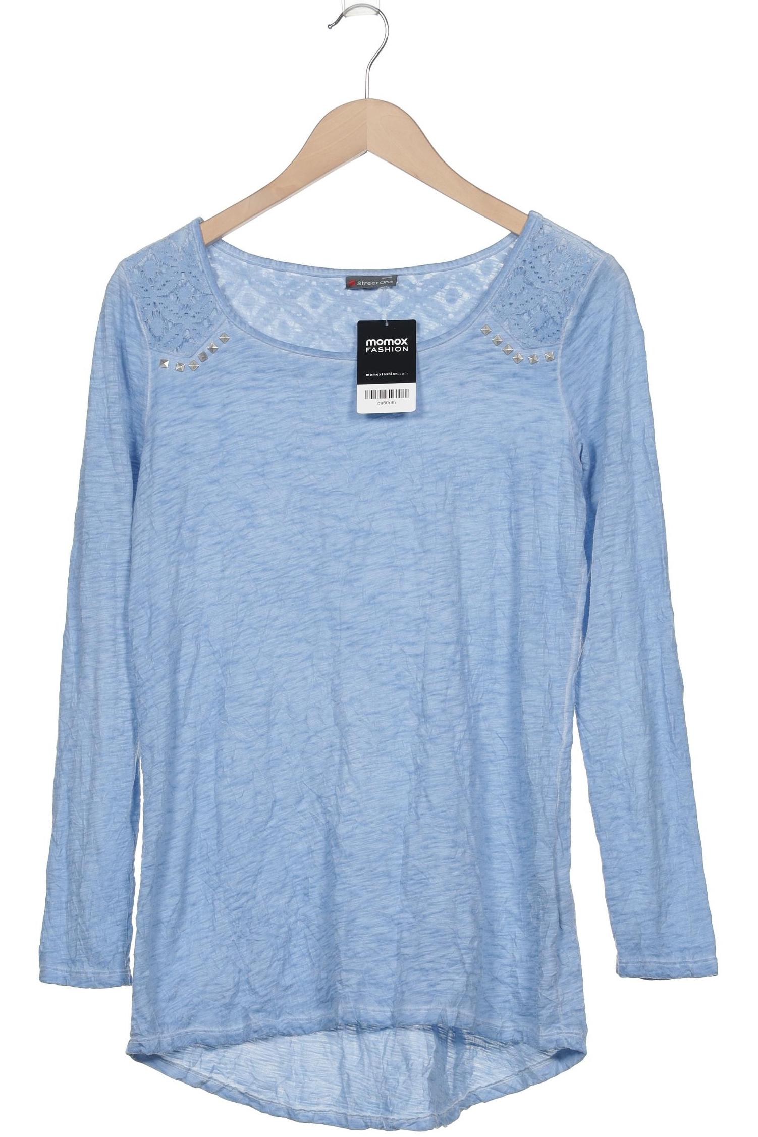 

Street One Damen Langarmshirt, hellblau, Gr. 36