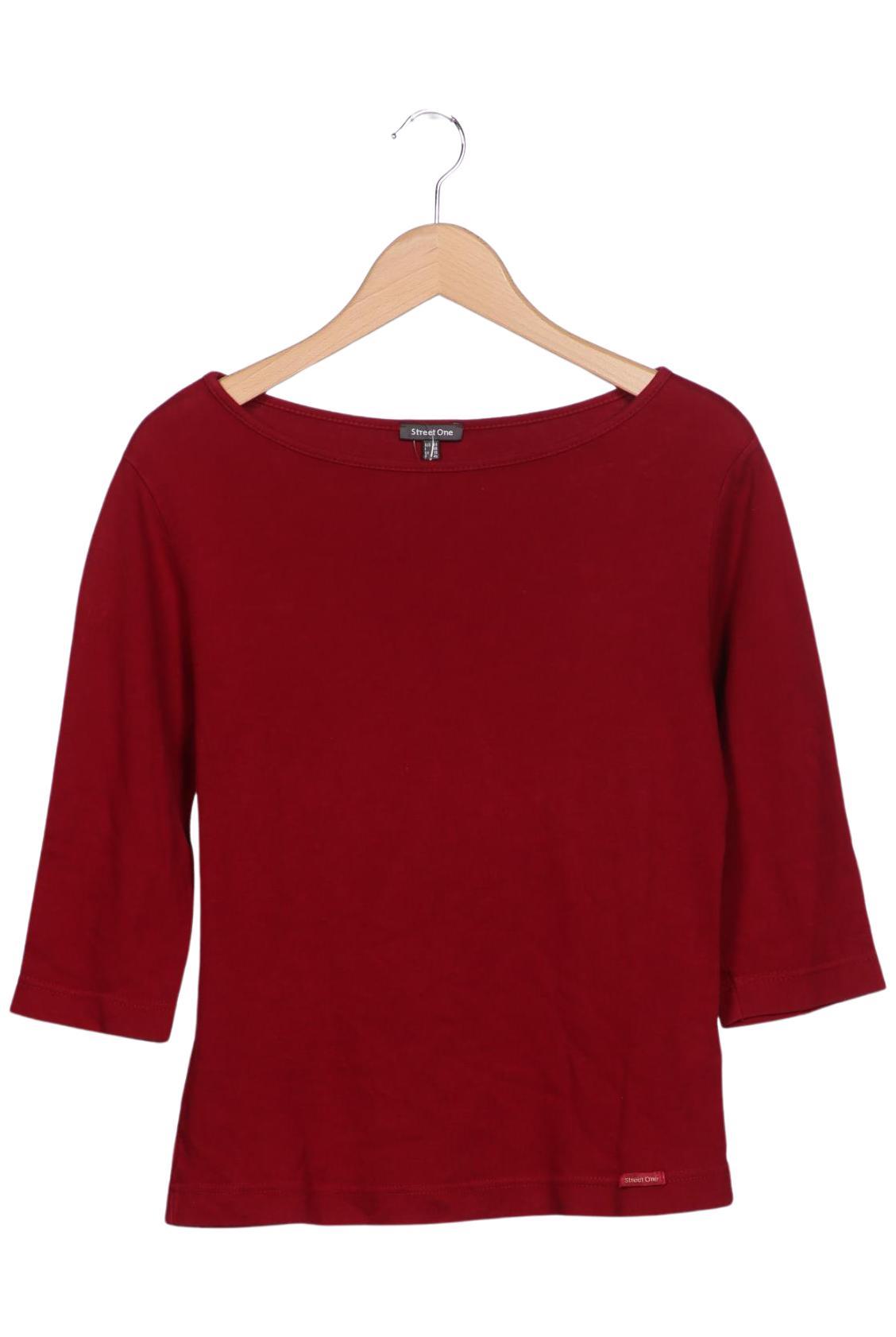 

Street One Damen Langarmshirt, rot, Gr. 44
