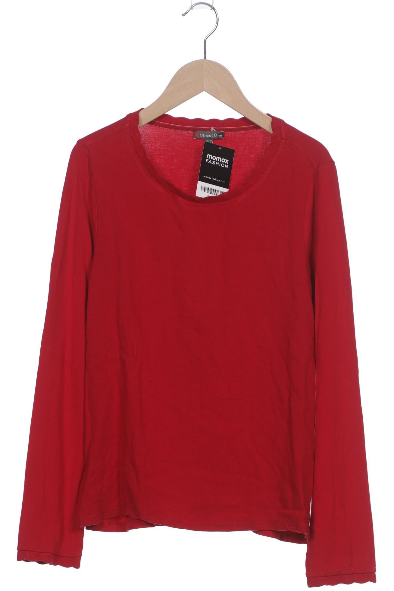 

Street One Damen Langarmshirt, rot, Gr. 38