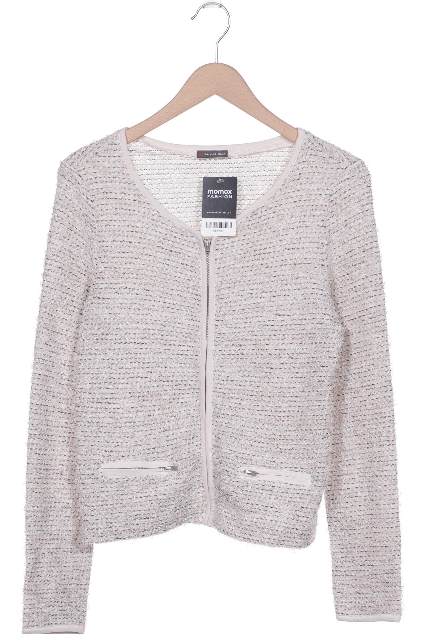 

Street One Damen Strickjacke, cremeweiß