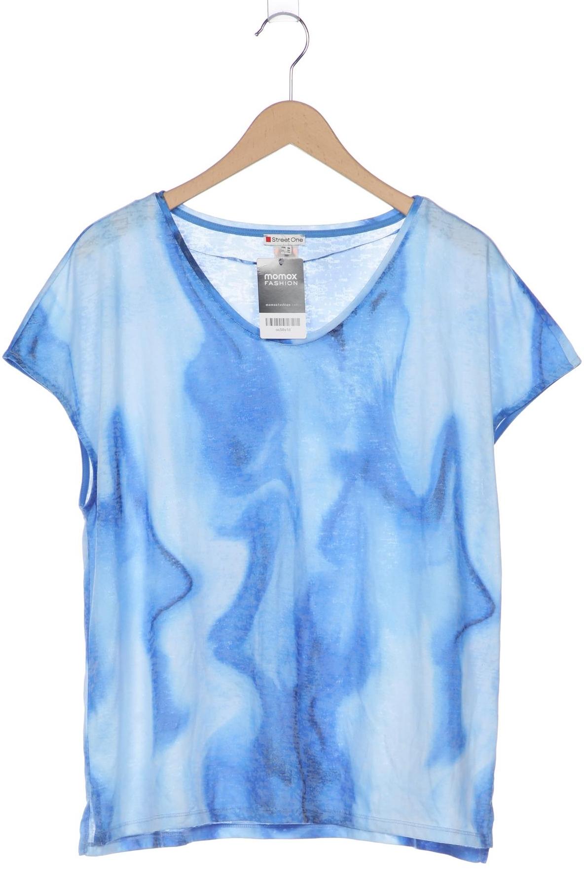 

Street One Damen T-Shirt, blau, Gr. 46