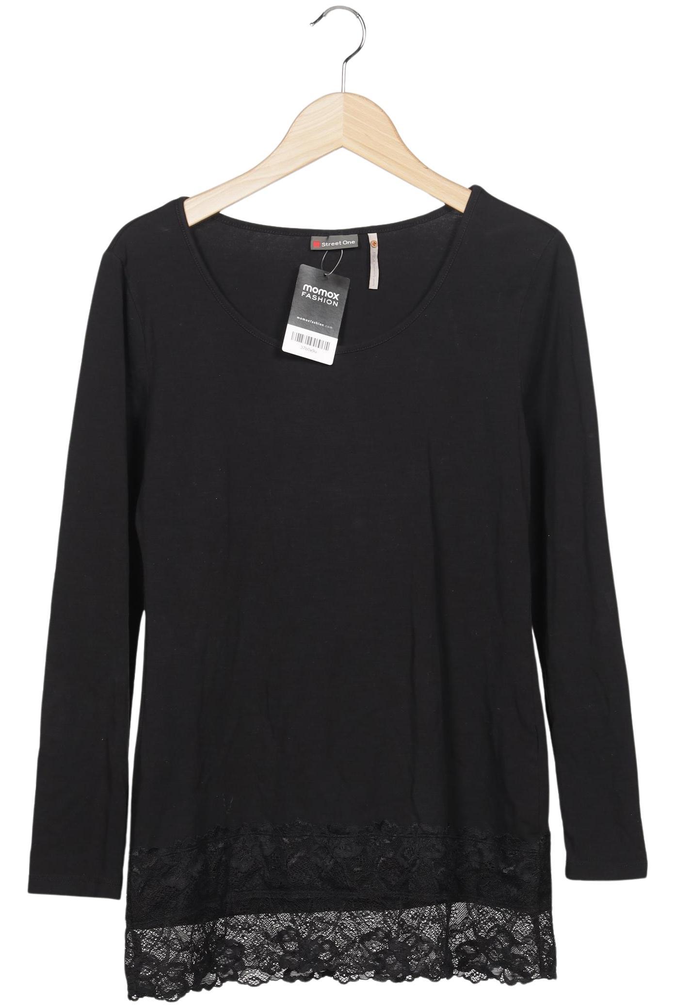 

Street One Damen Langarmshirt, schwarz, Gr. 42