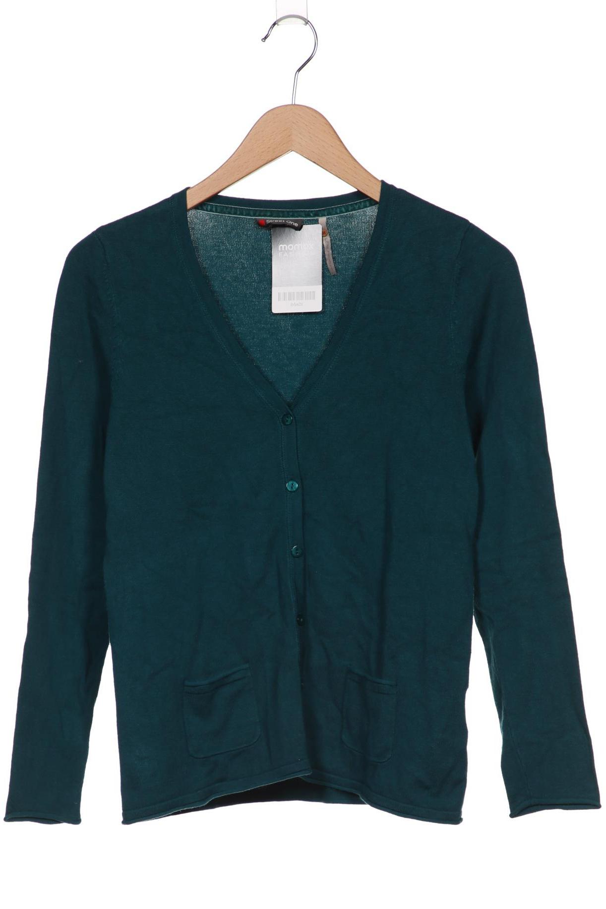 

Street One Damen Strickjacke, türkis, Gr. 36