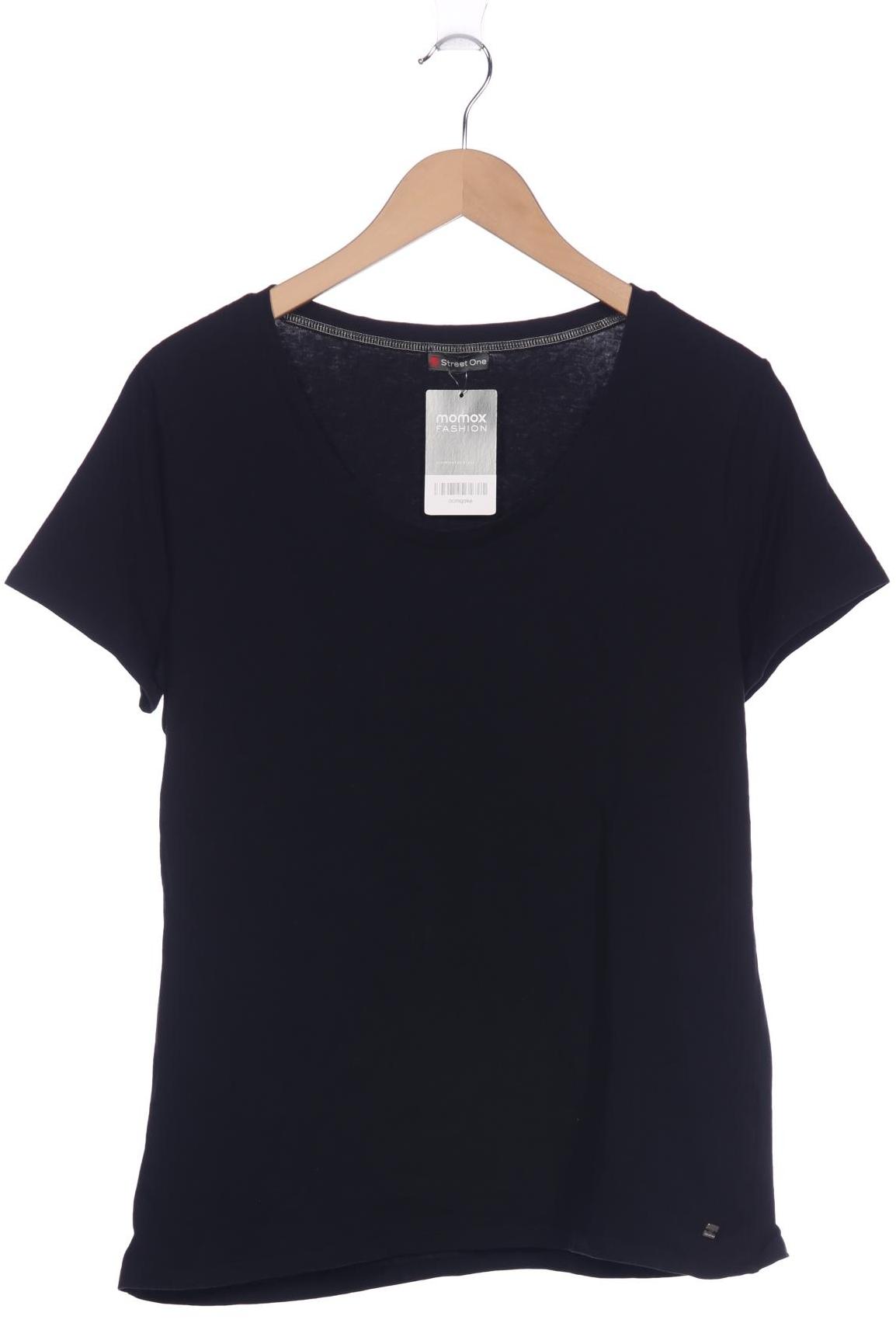

Street One Damen T-Shirt, schwarz, Gr. 44
