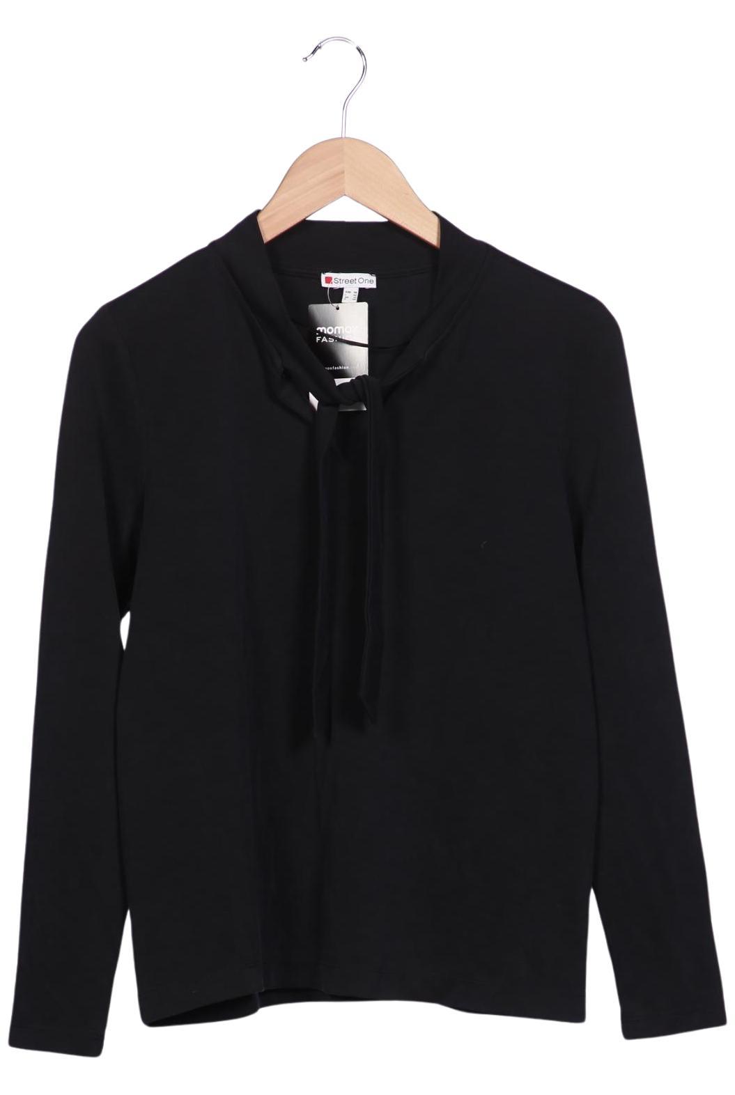 

Street One Damen Langarmshirt, schwarz, Gr. 38