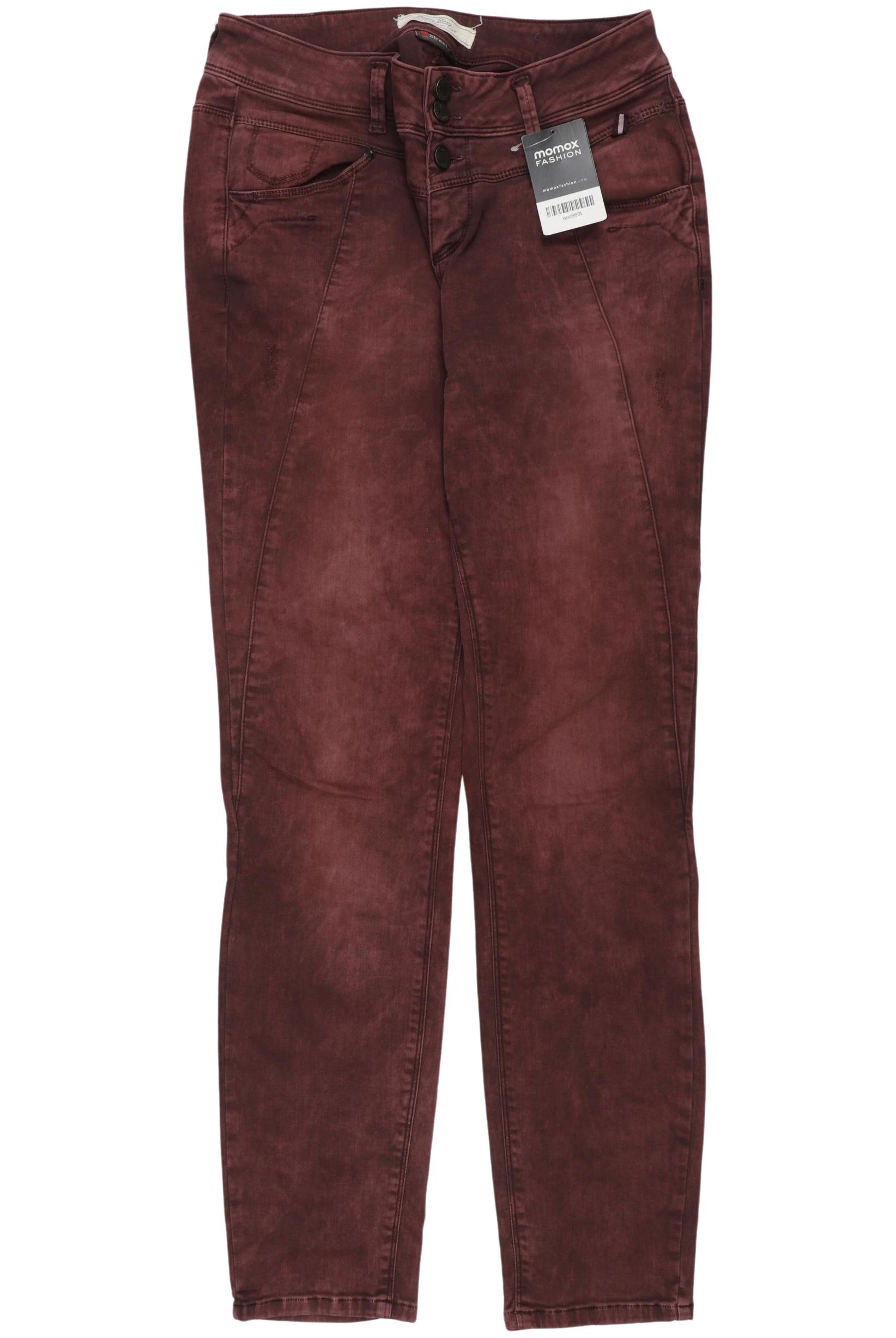 

Street One Damen Jeans, bordeaux, Gr. 29