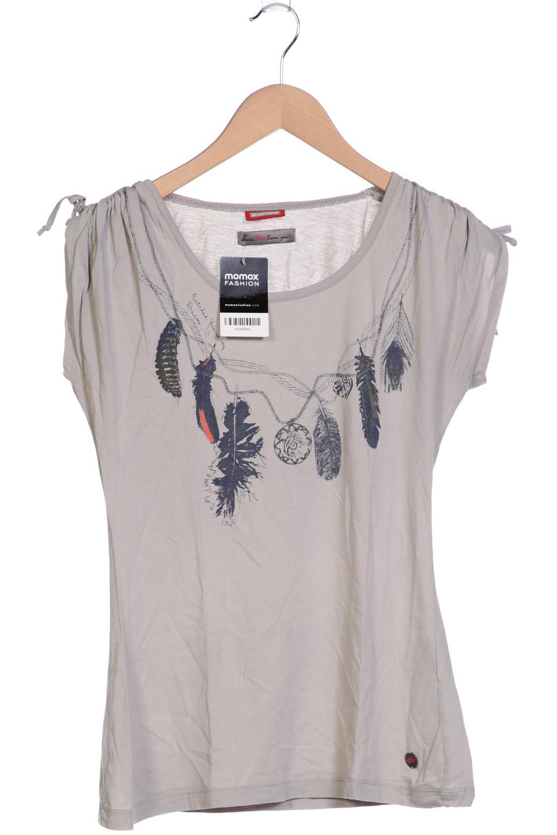 

Street One Damen T-Shirt, grau, Gr. 38